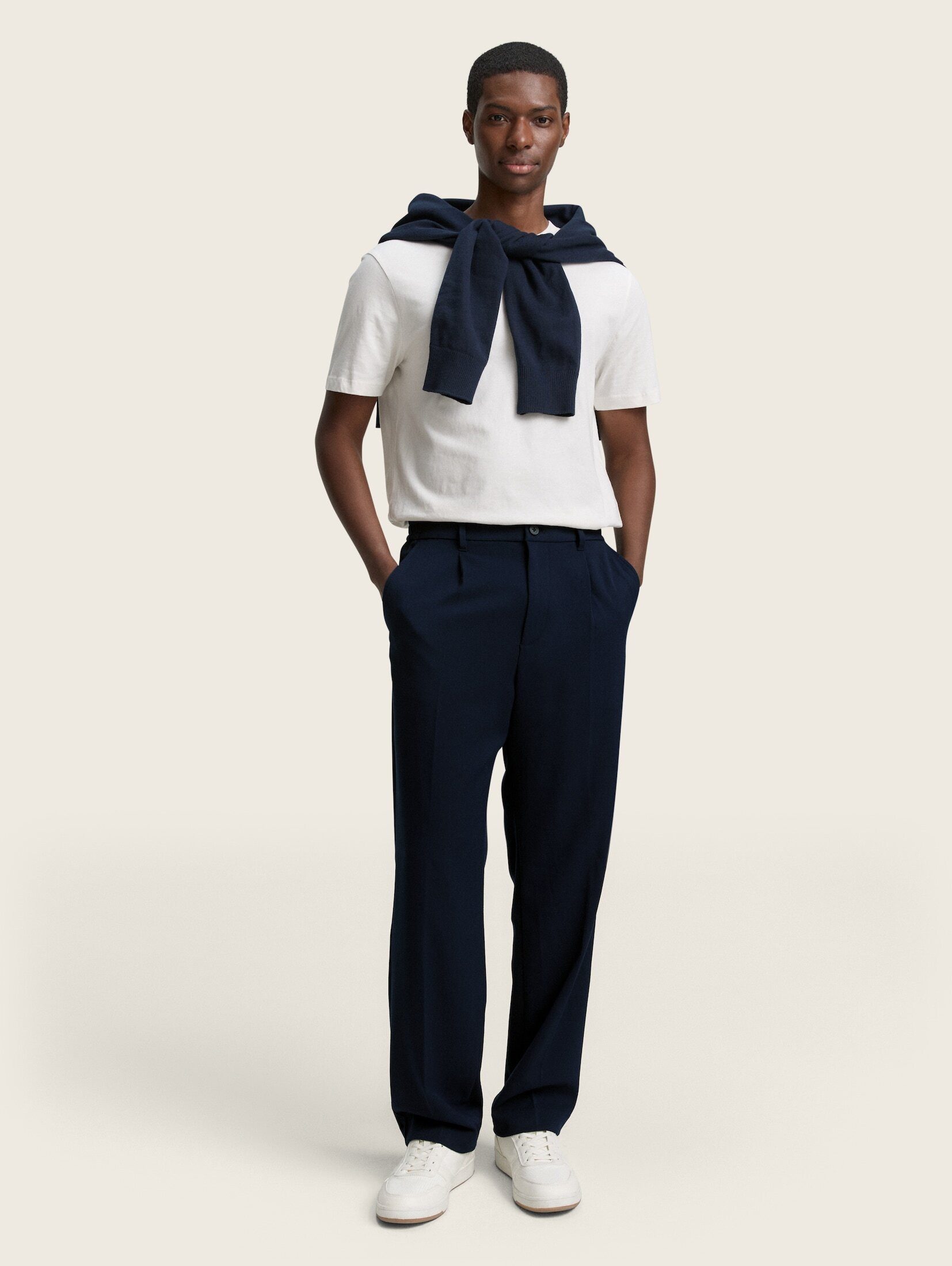 TOM TAILOR Denim Chinohose Hosen & Chino TTLoose Chino Hose mit Bügelfalte