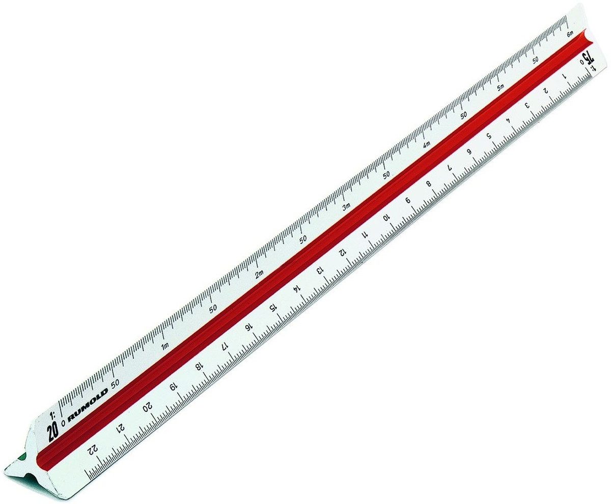 Rumold Zeichenlineal Dreikantmaßstab 160 30cm Vermessung 6