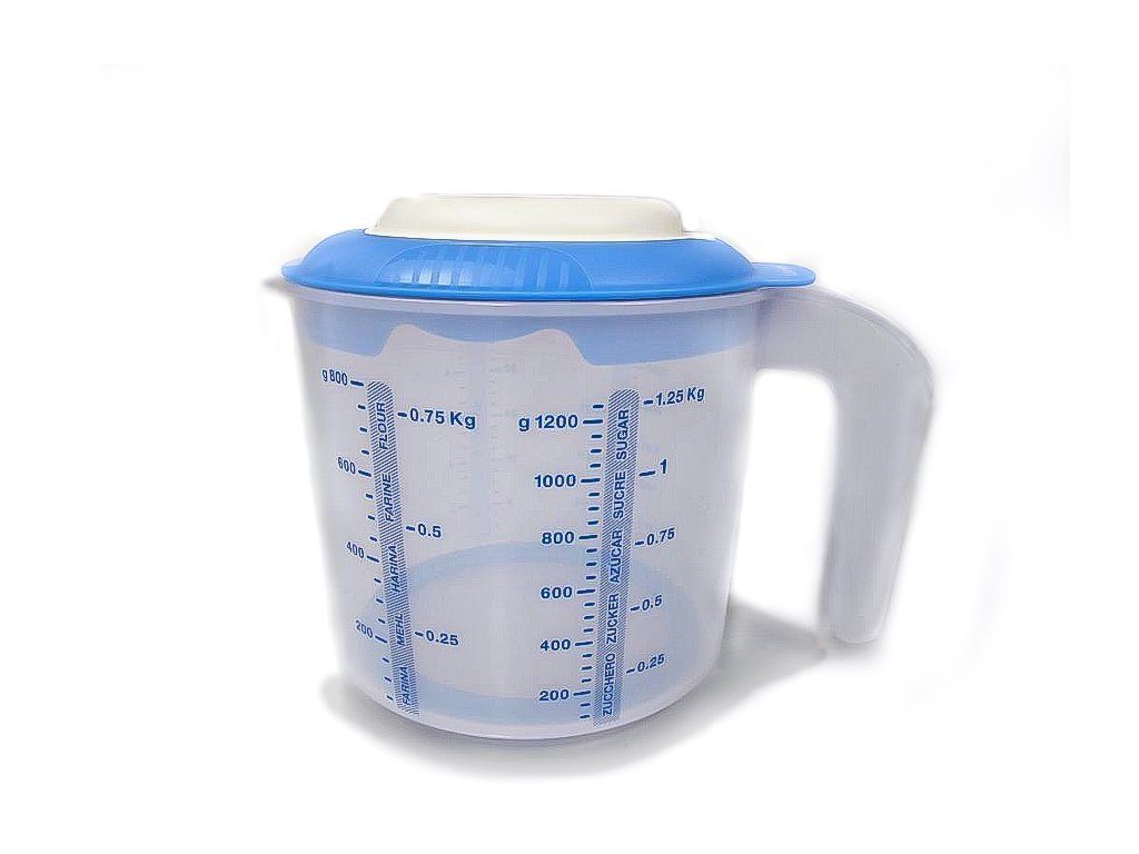 TUPPERWARE Messbecher Rühr-Mix Mini-Candy 1,25 L blau