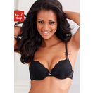 LASCANA Push-up-BH mit Jacquardspitze und herausnehmbaren Kissen, Dessous