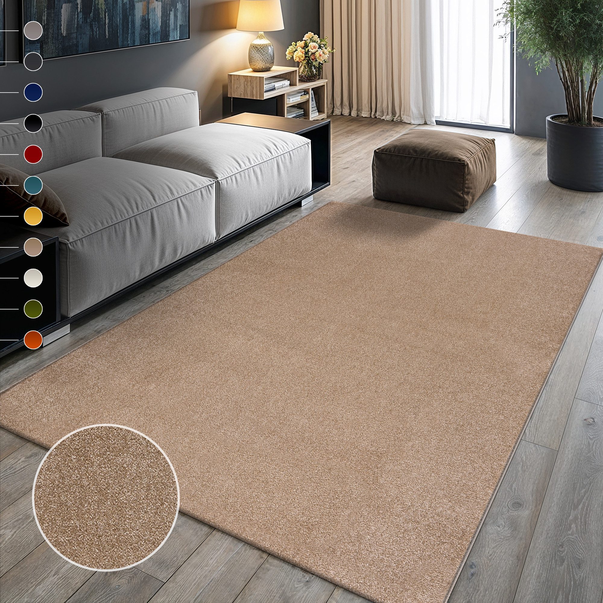 Sanat Teppich UNI, auch als Läufer- günstig online kaufen