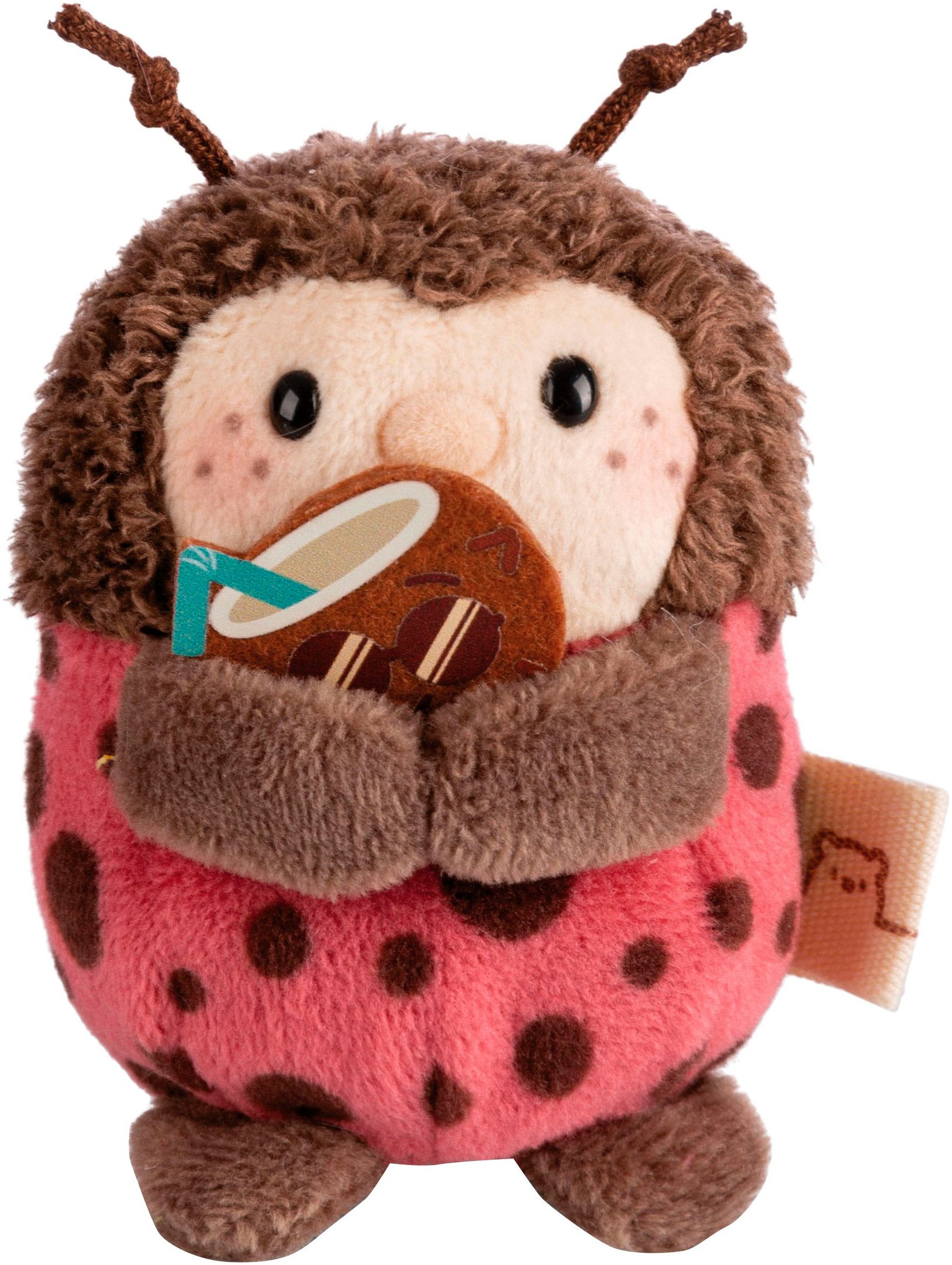 Nici Kuscheltier mymochi, Set Marienkäfer Dozz 8 cm mit Kokosnuss und Ananaskostüm