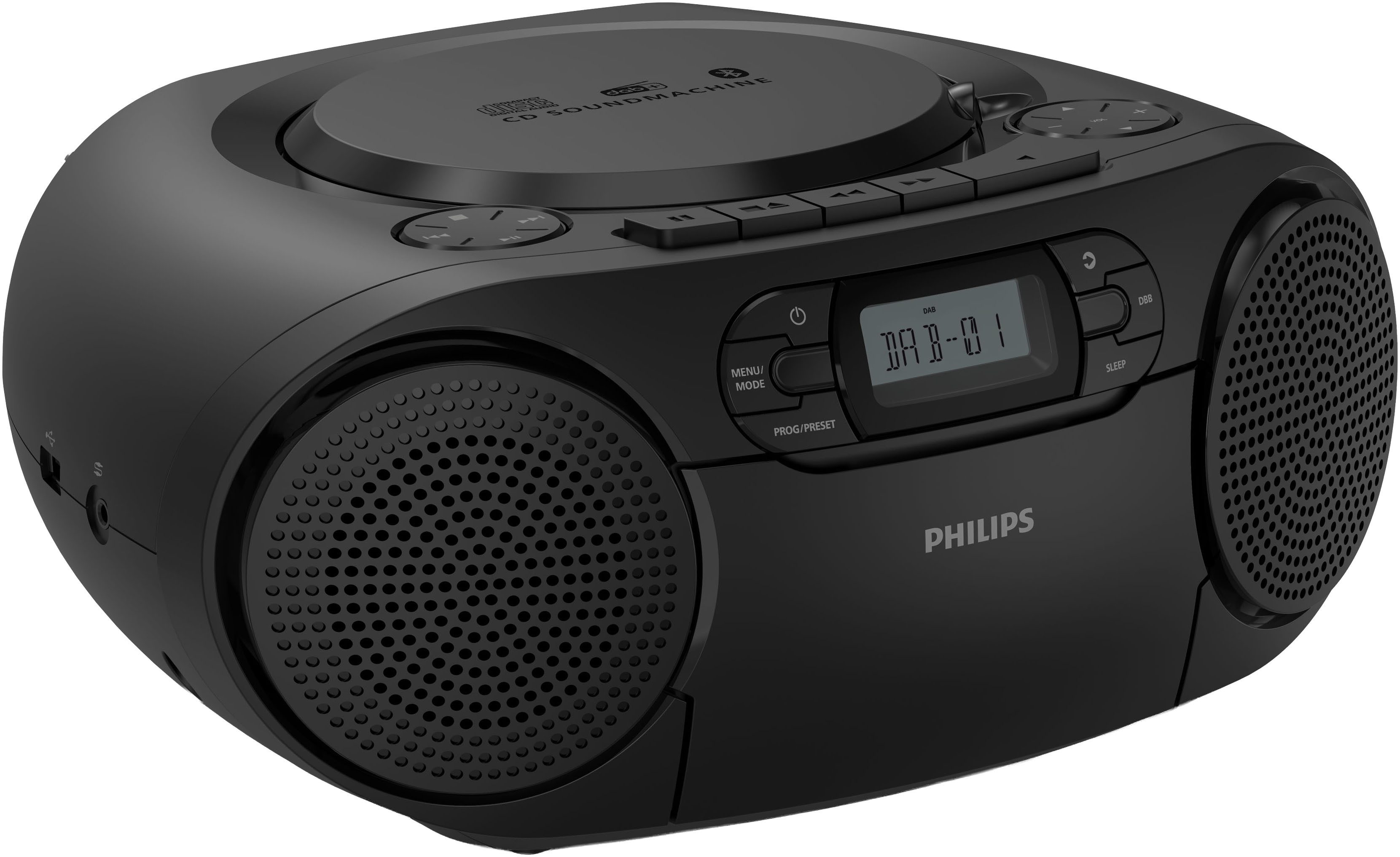 Philips TAZ2500/10 Boombox (Digitalradio (DAB), UKW mit RDS, 3 W)