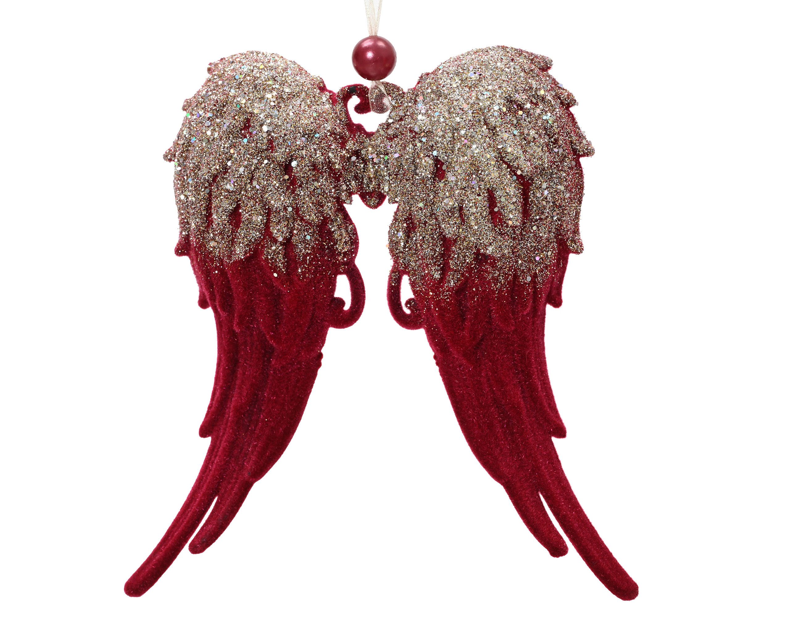 Kaemingk Christbaumschmuck, Christbaumschmuck Engelsflügel 14,5cm Kunststof günstig online kaufen