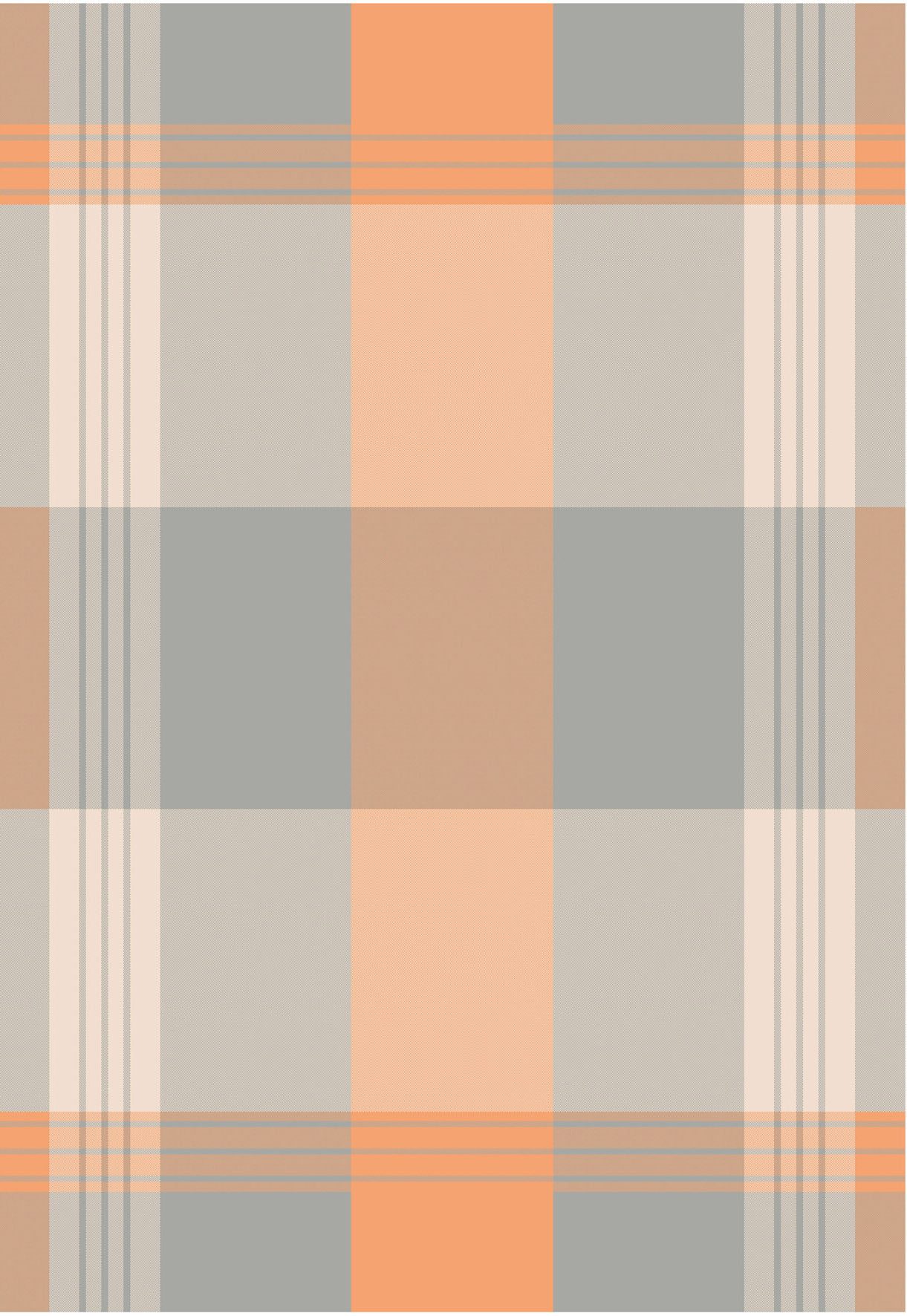 ROSS Geschirrtuch, kariert in grün-beige