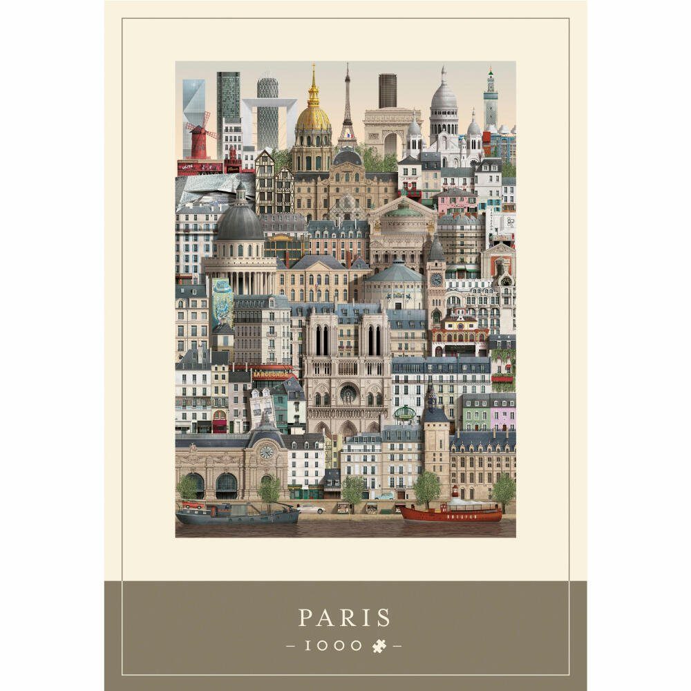 Martin Schwartz Puzzle Paris 50 x 70 cm, 1000 Puzzleteile günstig online kaufen