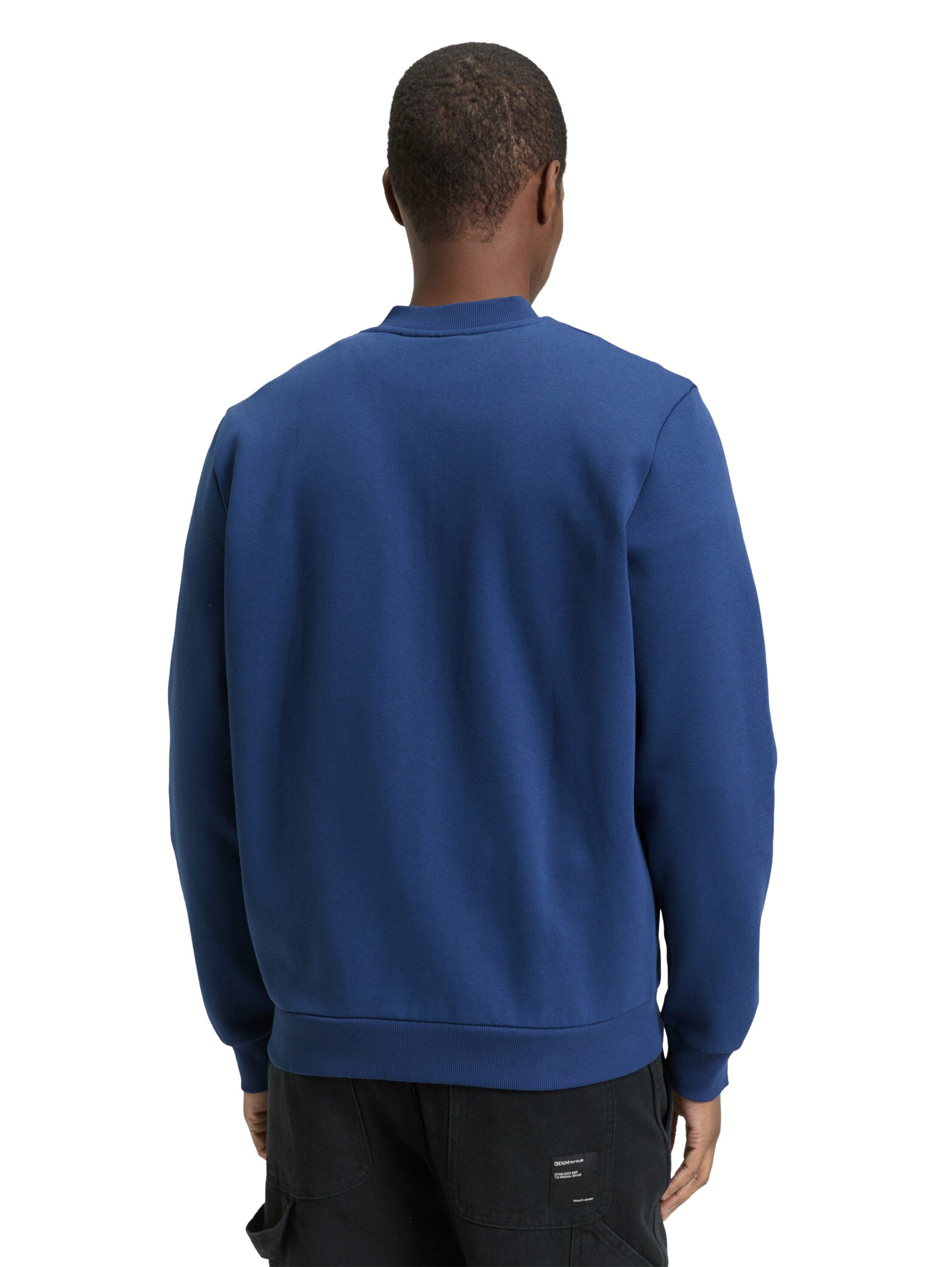 TOM TAILOR Denim Sweatshirt mit Rippbündchen günstig online kaufen