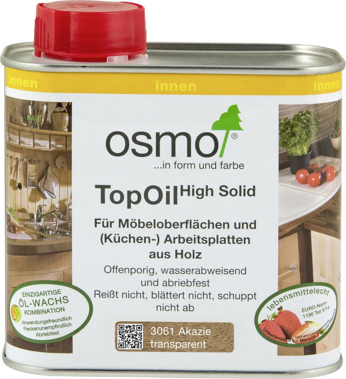 Osmo Hartholzöl Osmo TopOil 500 ml akazie