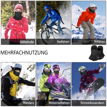 SGODDE Sturmhaube (Gesichtshaube Verkleidungsmaske Winter) für Fahrrad Motorrad Ski Winddicht