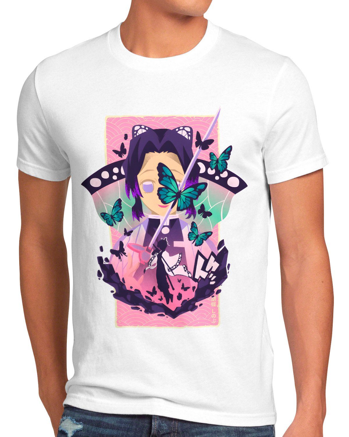 style3 Print-Shirt demon anime japan manga slayer