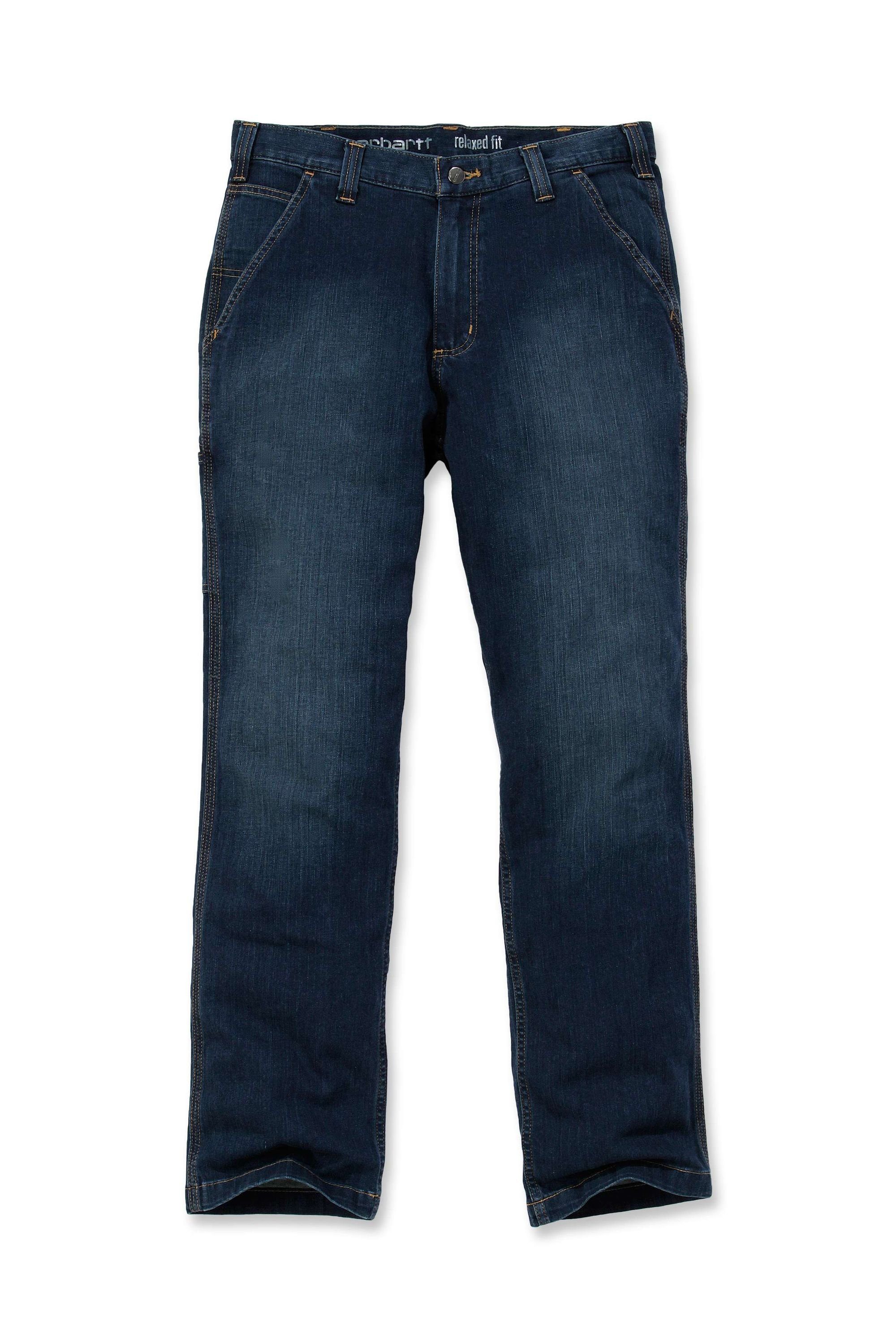 Carhartt Workerjeans RUGGED FLEX RELAXED DUNGAREE JEAN (1-tlg)