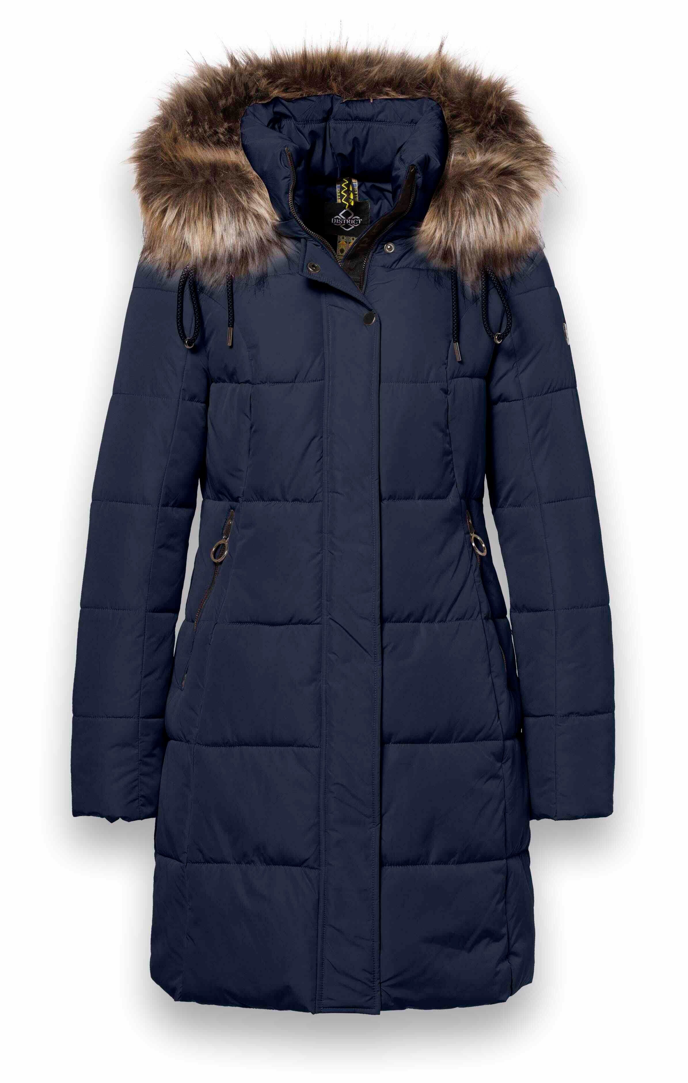 District Steppmantel Chatel (warm, wasserabweisend) navyblau Damen