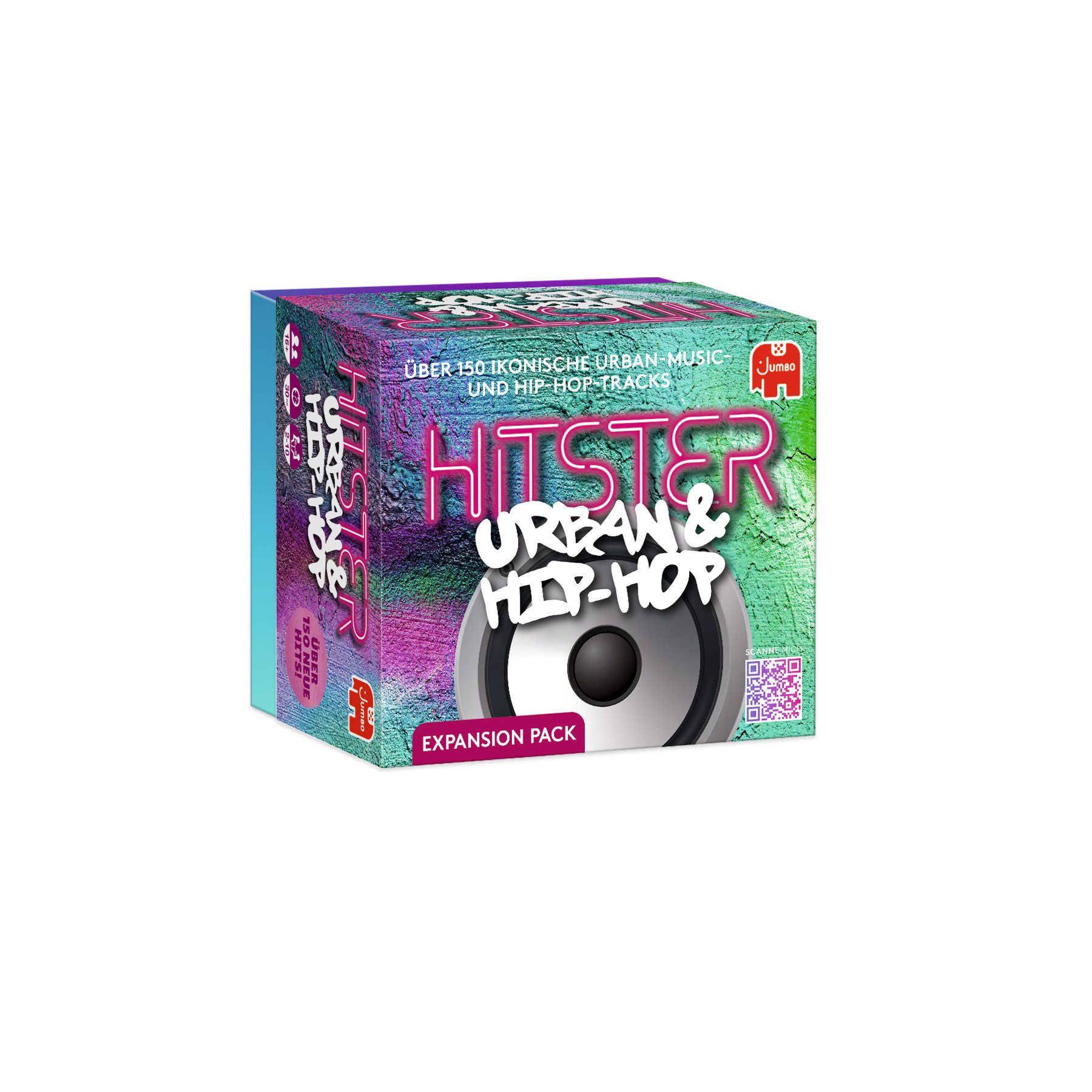 Jumbo Spiele Spiel Hitster Urban & Hip-Hop, Erweiterung, Partyspiel