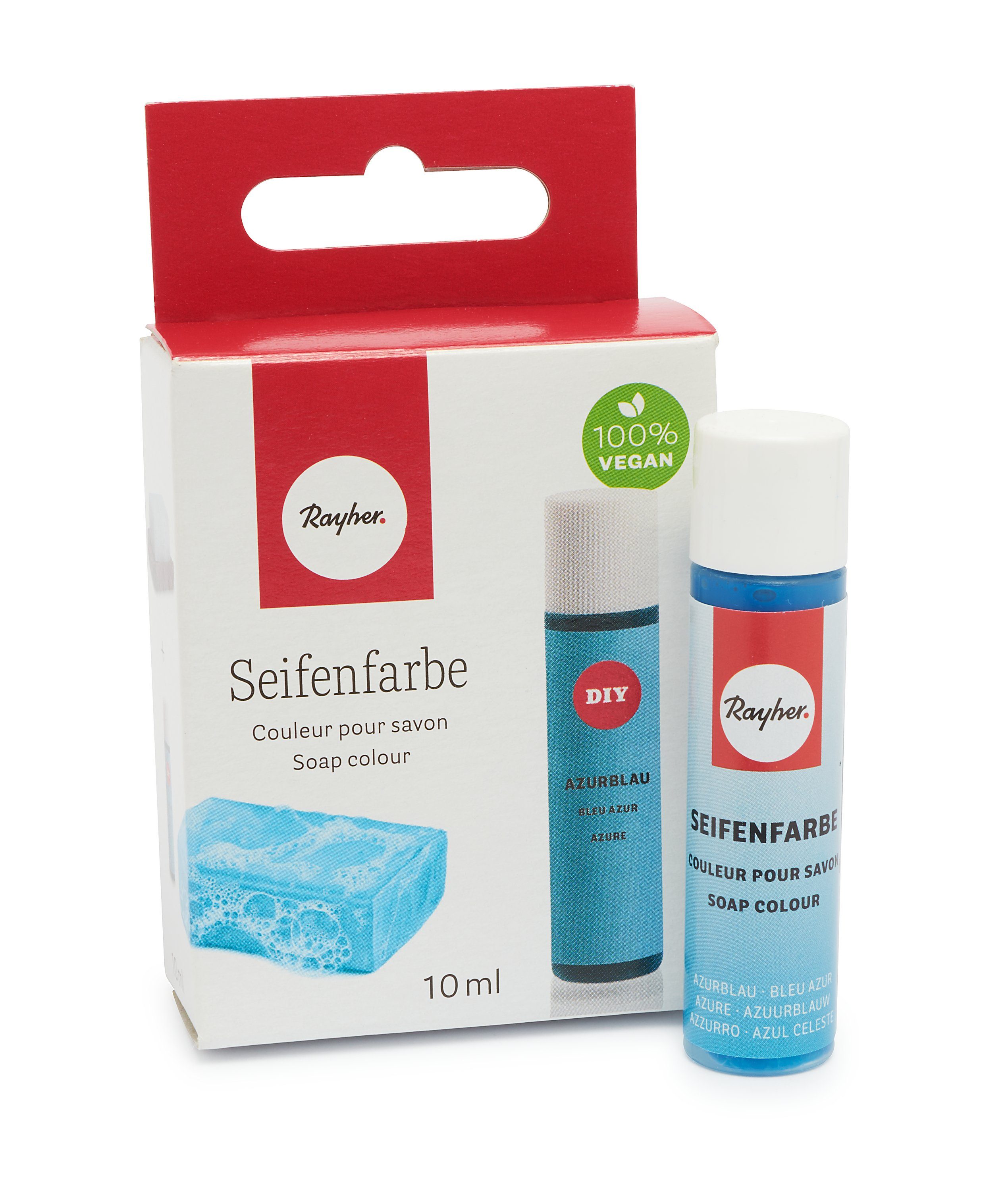 10 ml Seifenfarbe, Rayher Badefarben Azurblau