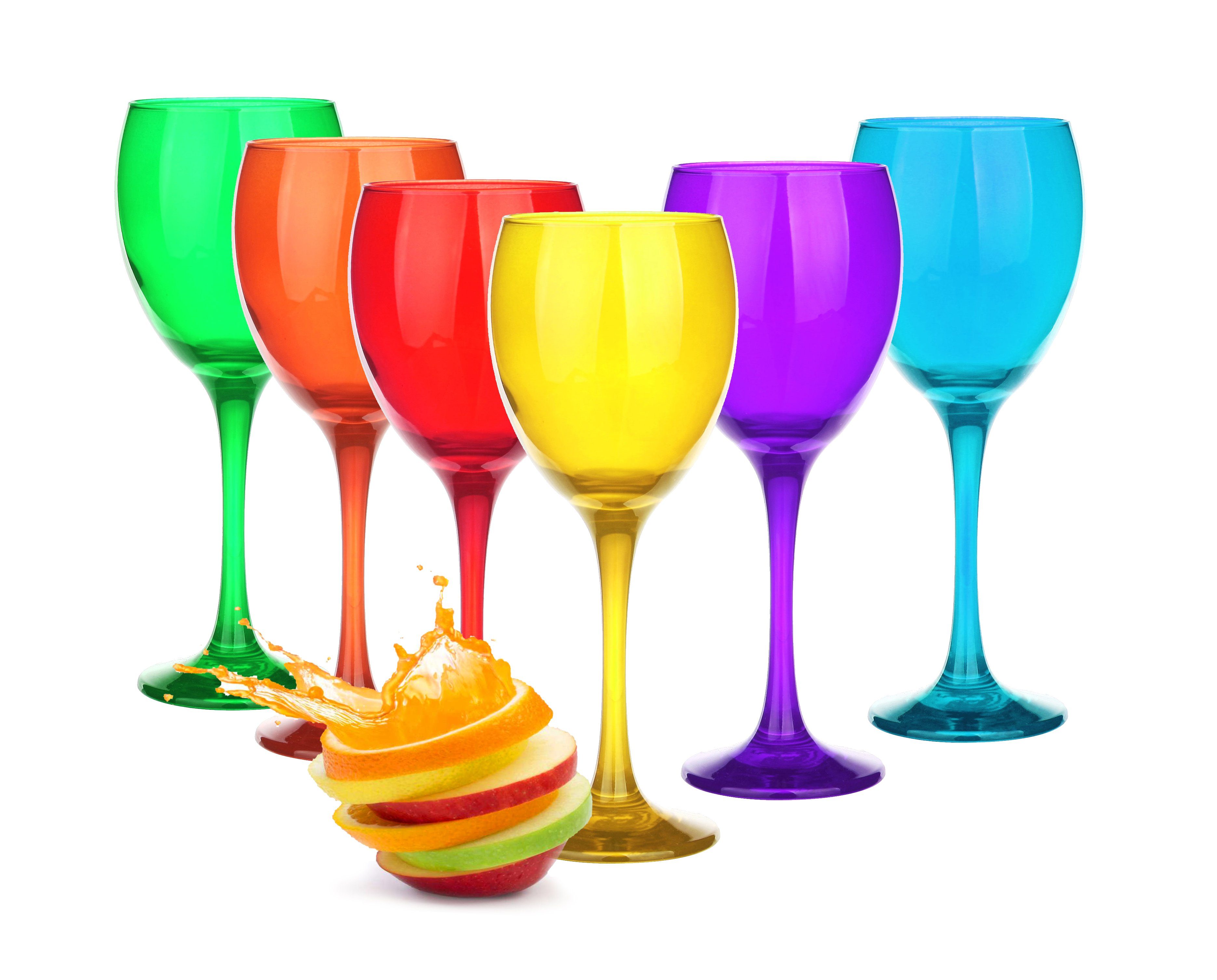Weinglas Weingläser 300ml im 6er-Pack Mix Weinglas Rotweingläser Weißweinglas