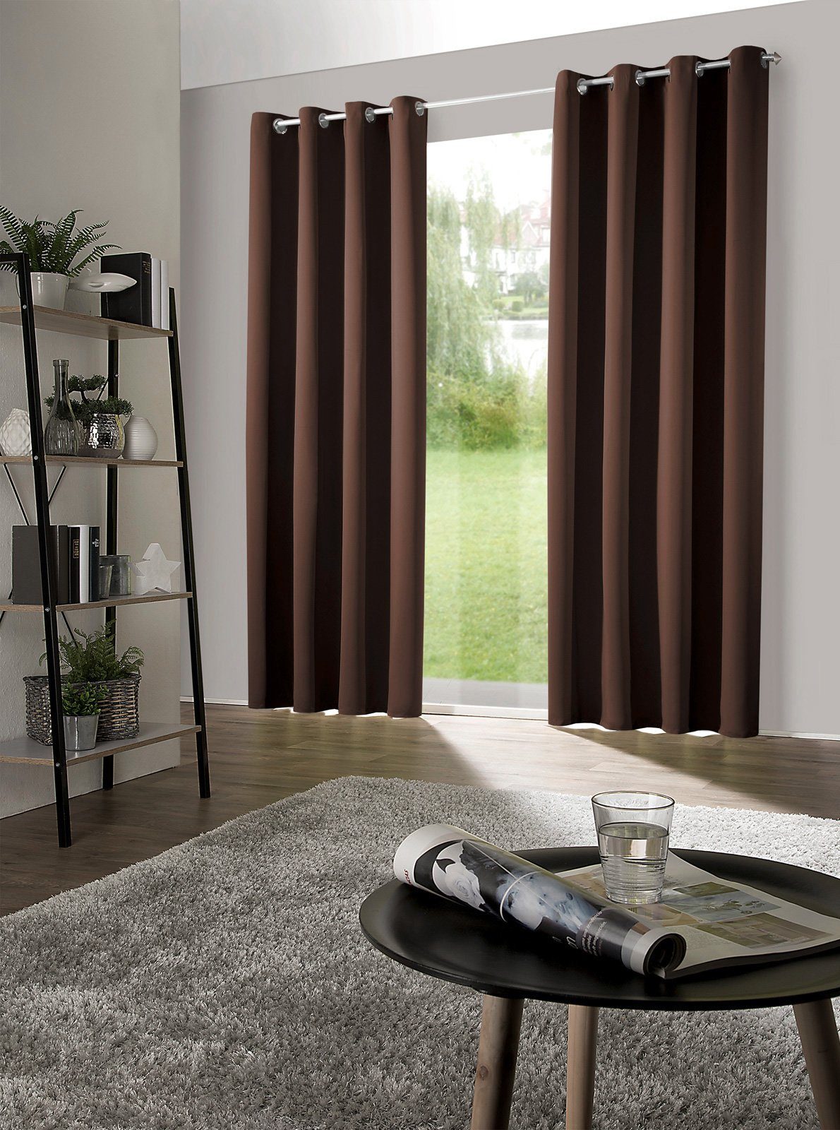 heimtexland Verdunkelungsvorhang XL Thermo Ösenschal Verdunklungsgardine Ra günstig online kaufen