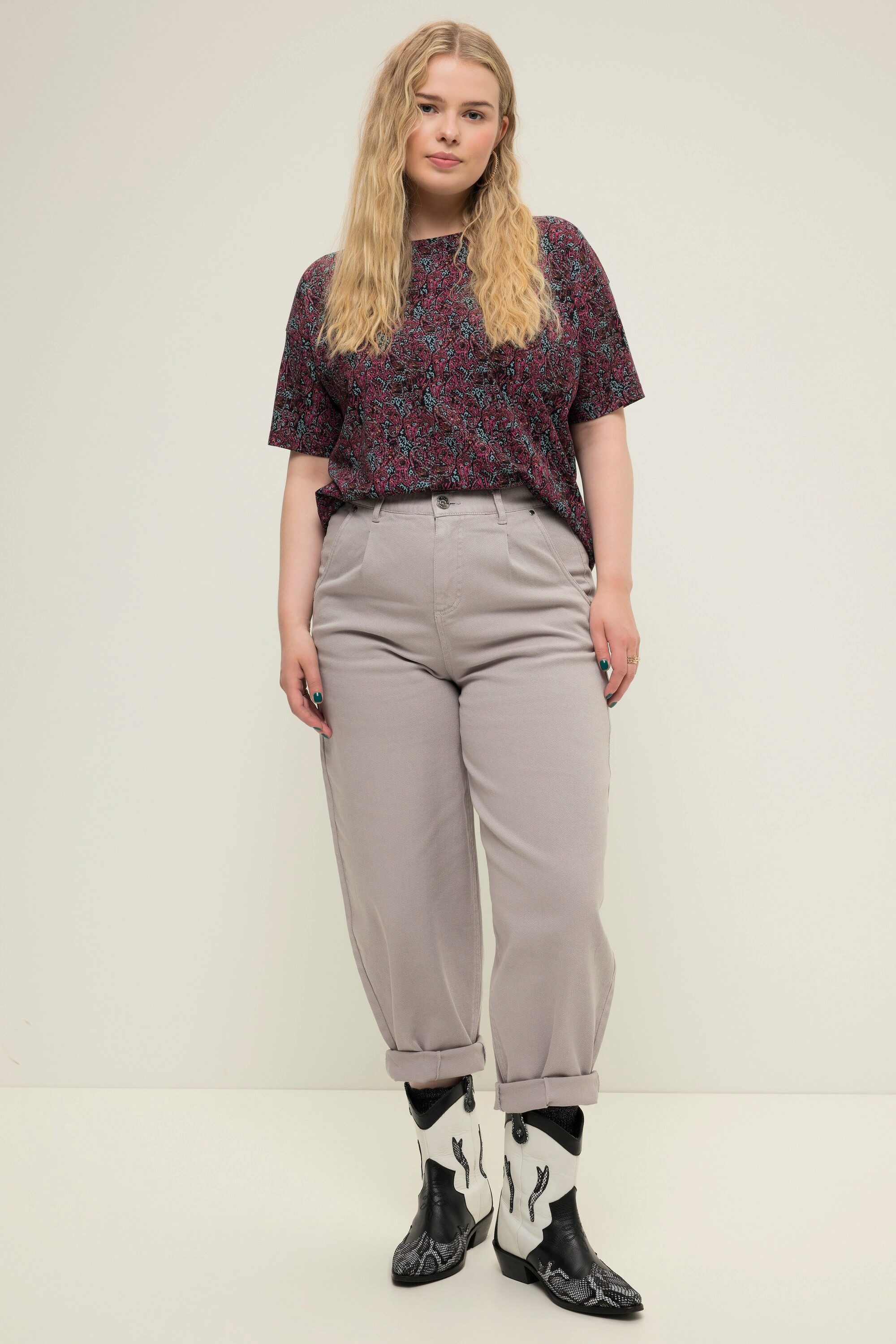Studio Untold Regular-fit-Jeans Ballon-Jeans Wide Fit günstig online kaufen
