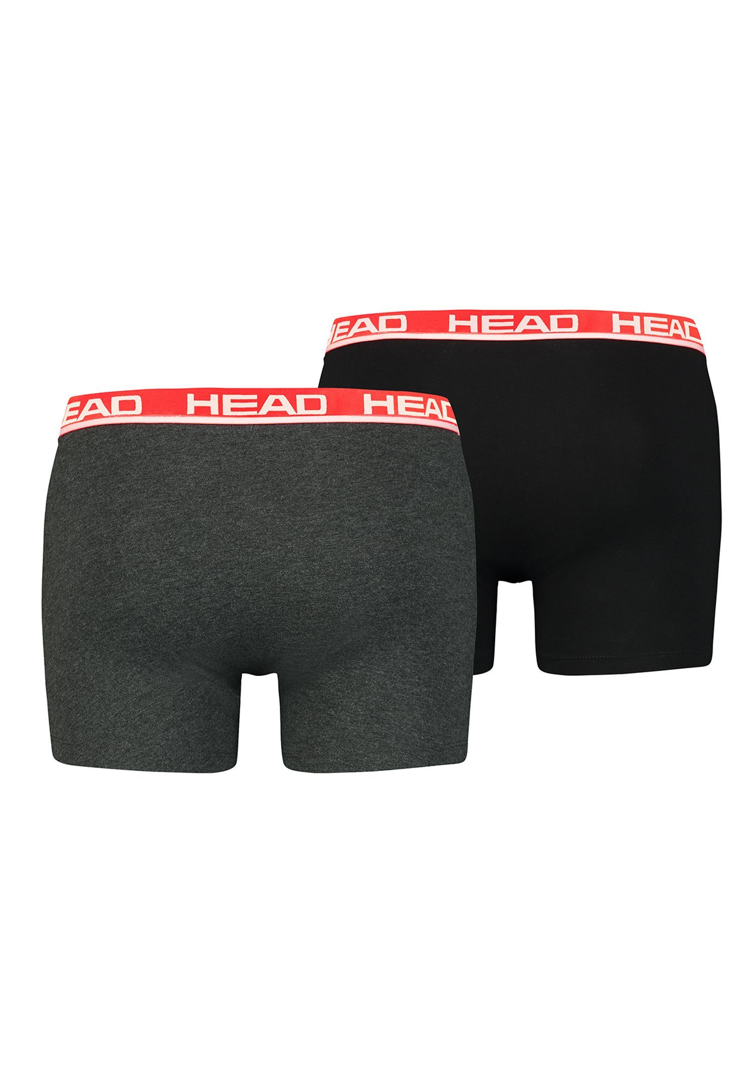 Head Boxershorts Grey Red Head - 2P Basic / 011 Boxer (2-St)