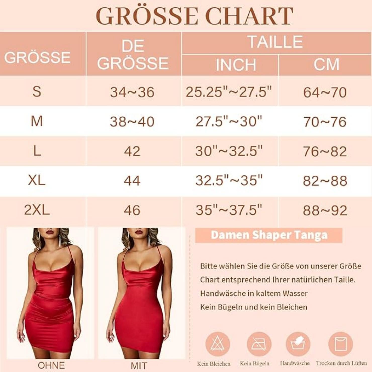 Bextsrack Taillenshaper Damen Bauchweg Unterhose Slips String Tanga Shapewear Miederhose