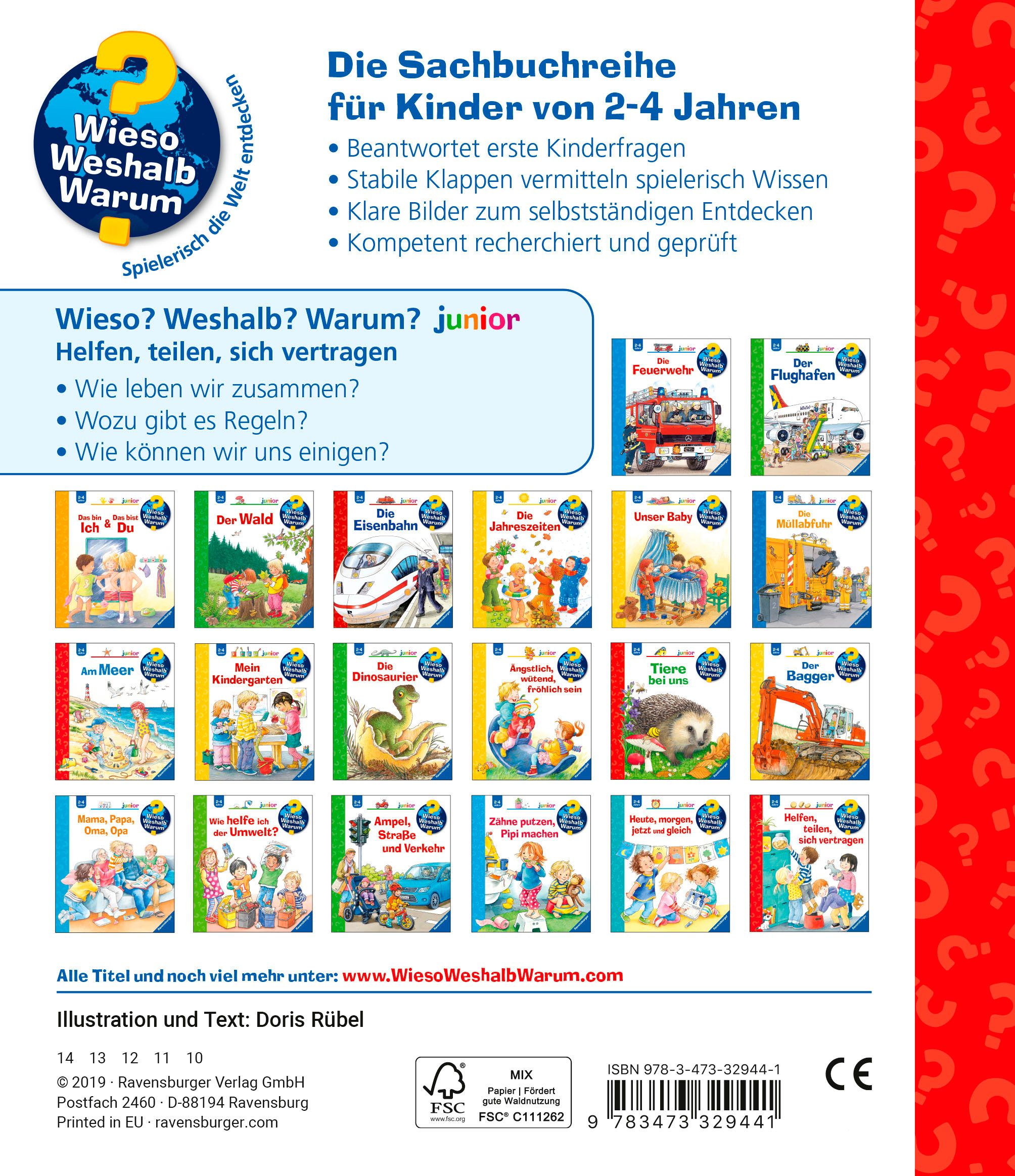 Ravensburger Kinderbuch Wieso? Weshalb? Warum? junior, Band 66 Helfen, teilen, sich vertragen