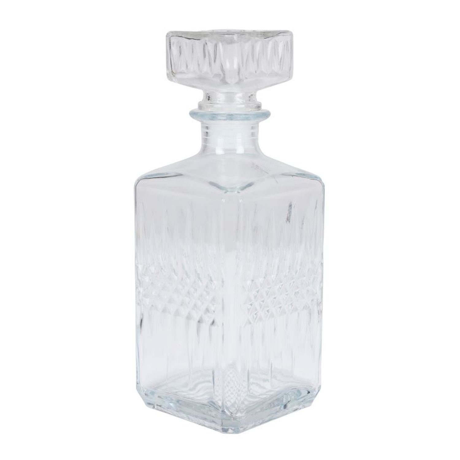 Dekanter Whiskykaraffe aus Glas 850ml Whisky Whiskey Cognac Likör Karaffe