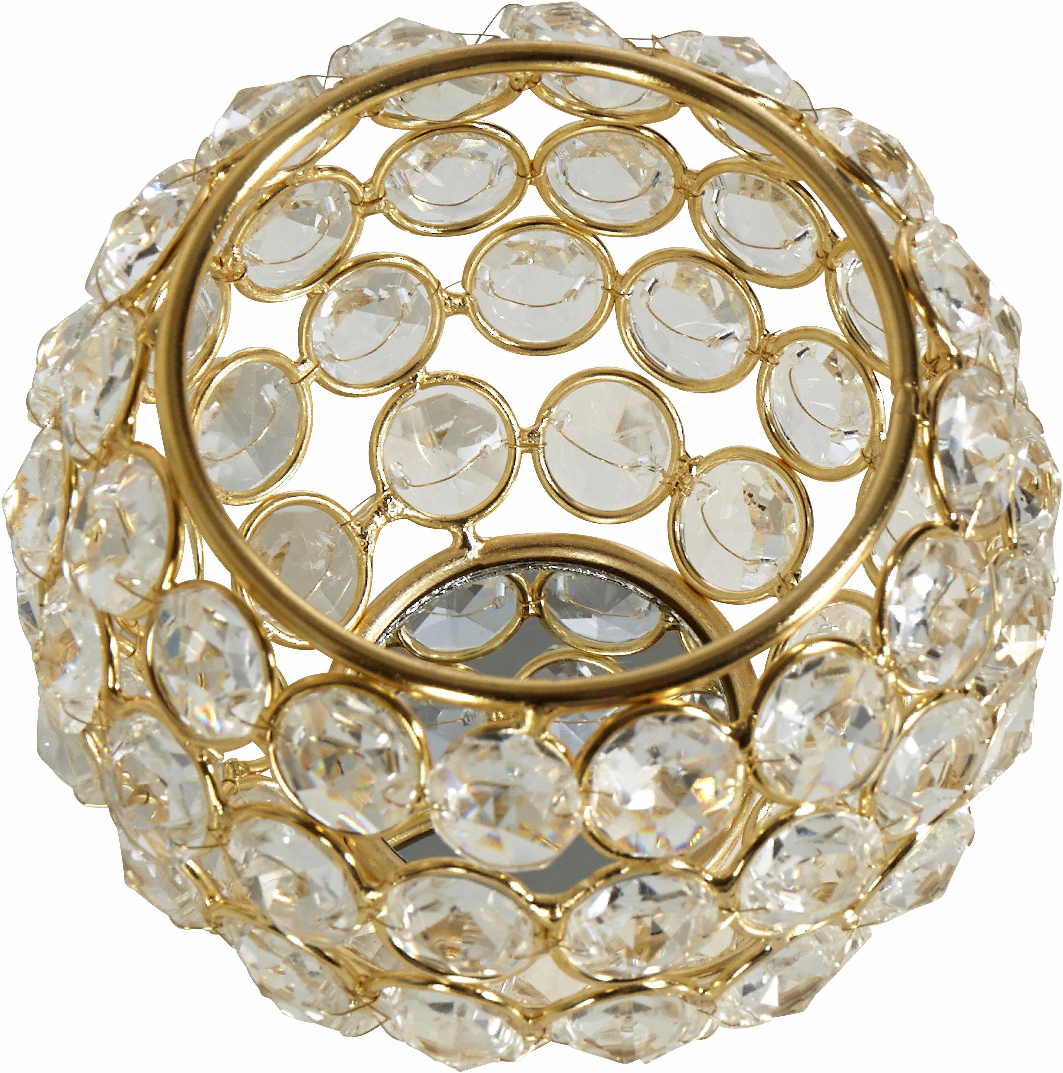 Home affaire Teelichthalter Kristall (Set, 2 St) günstig online kaufen