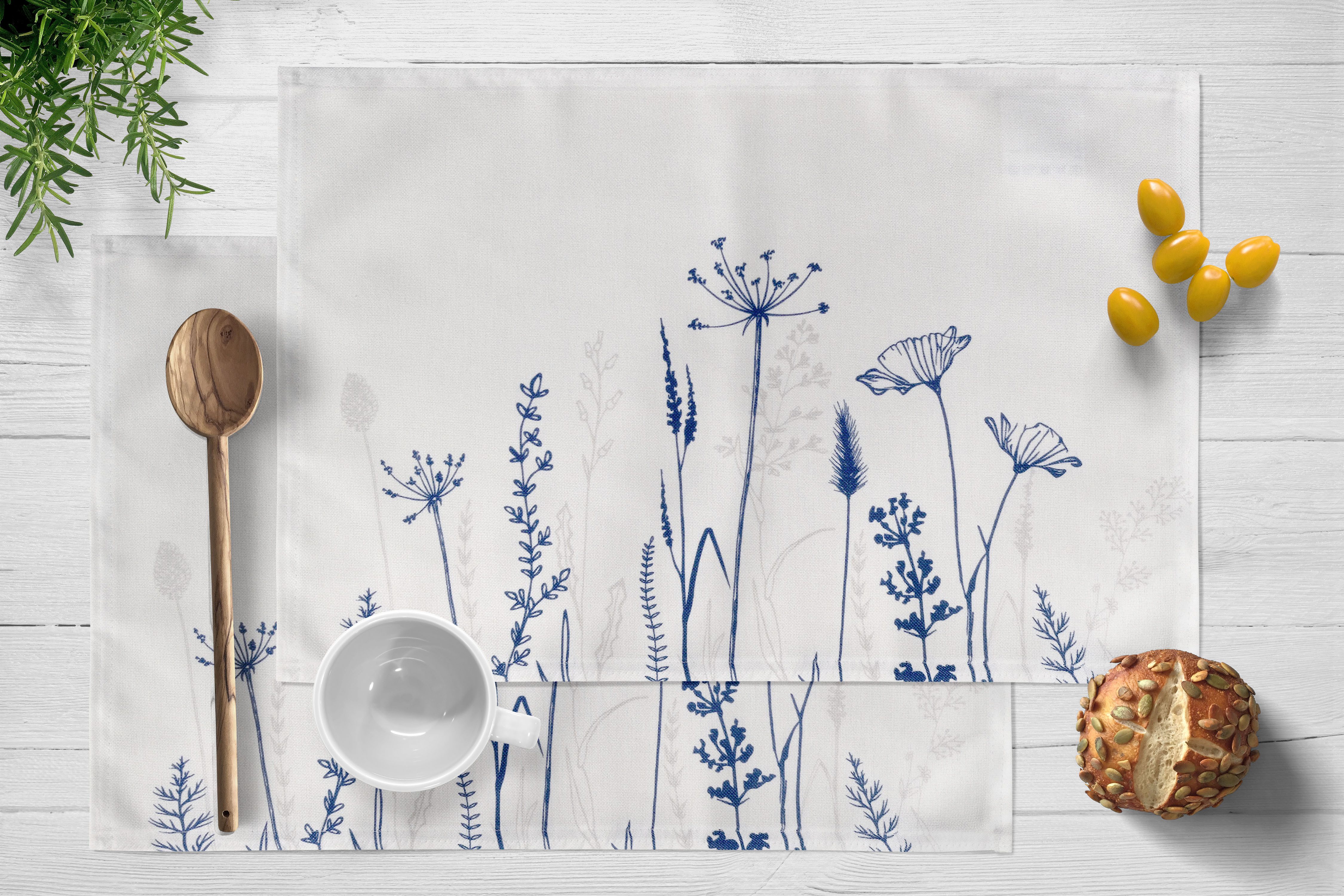 my home Platzset Nérac, (Set, 2-St), 2er Set, basic, bedruckt, pflegeleicht günstig online kaufen