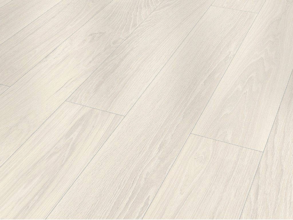 BASICfloor Laminat Laminatboden Eiche weiß Landhausdiele