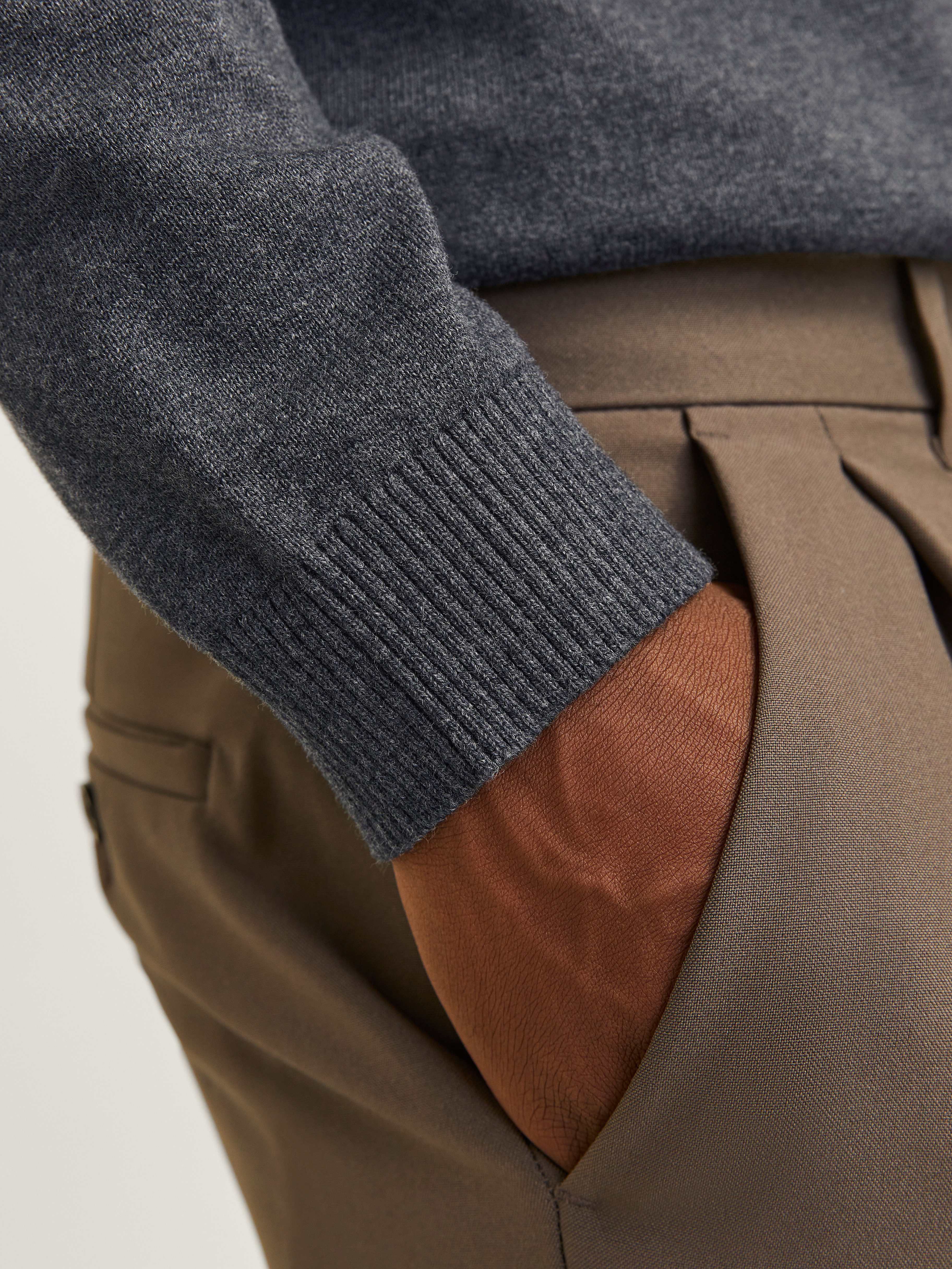 Jack & Jones Rollkragenpullover JJEBASIC mit hohem Tragekomfort Baumwolle, regular fit