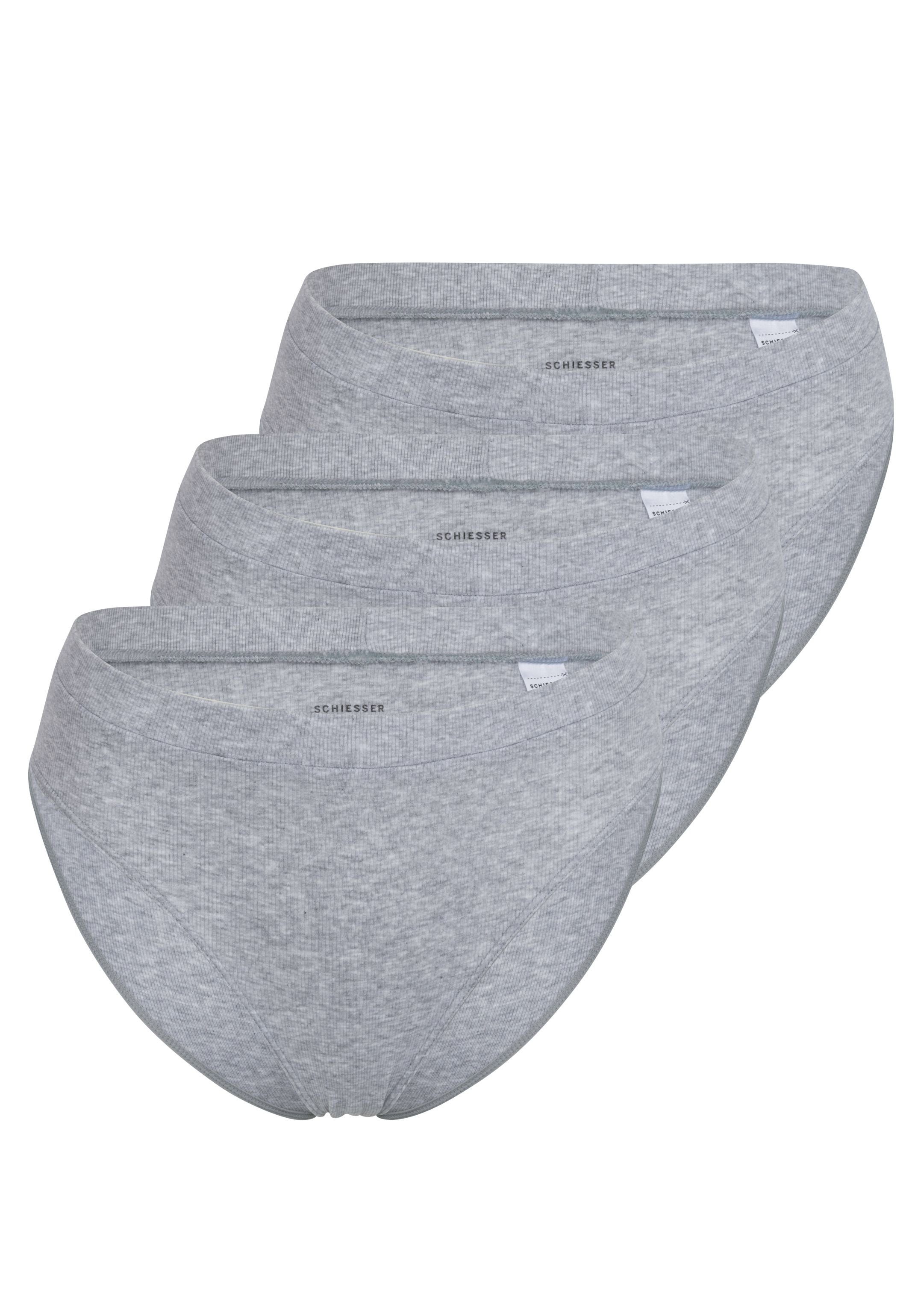 Schiesser Rioslip 3er Pack Pure Rib (Spar-Set, 3-St) Rio Slip - Baumwolle - günstig online kaufen