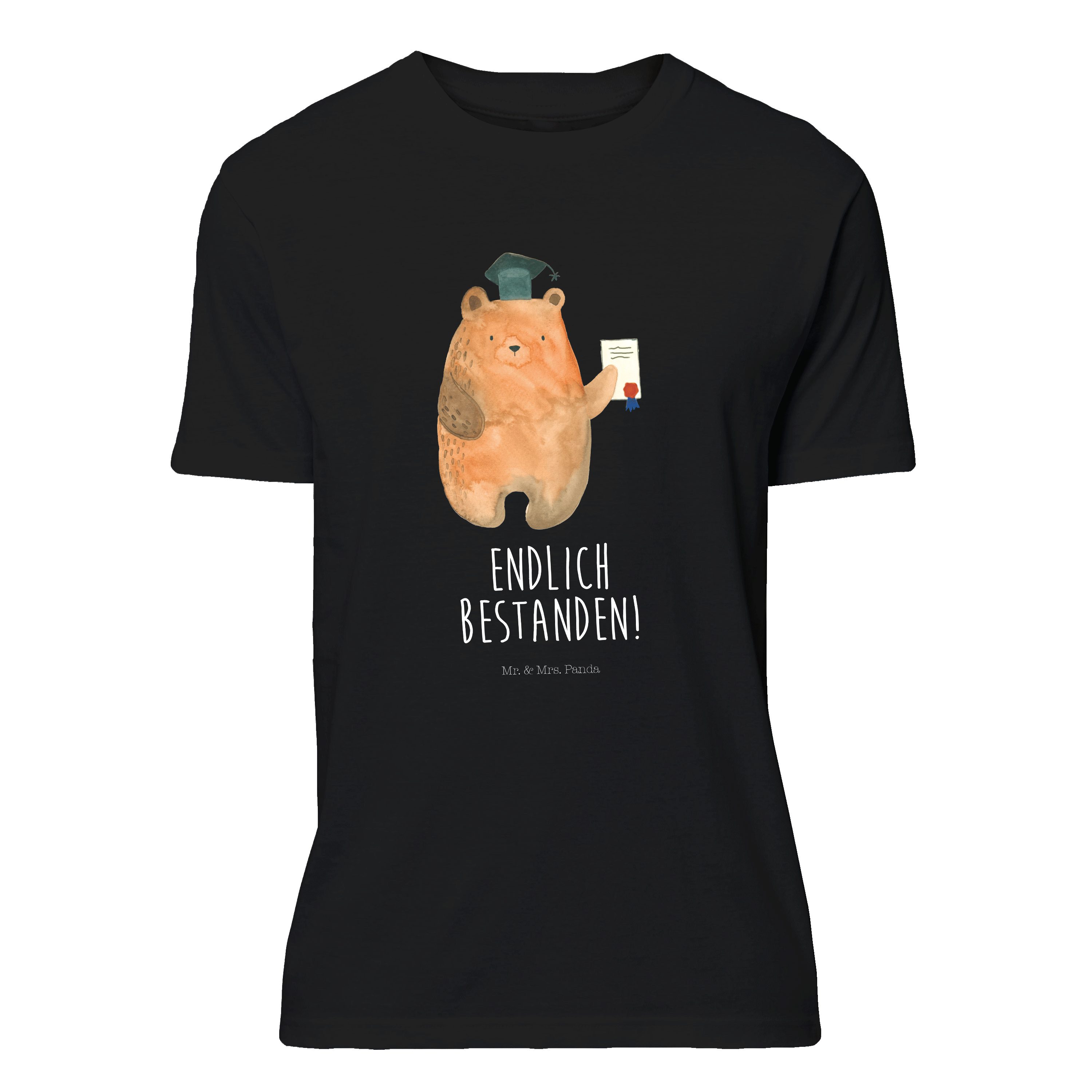 T-Shirt Prüfungsbär - Schwarz - Shirt, T-Shirt