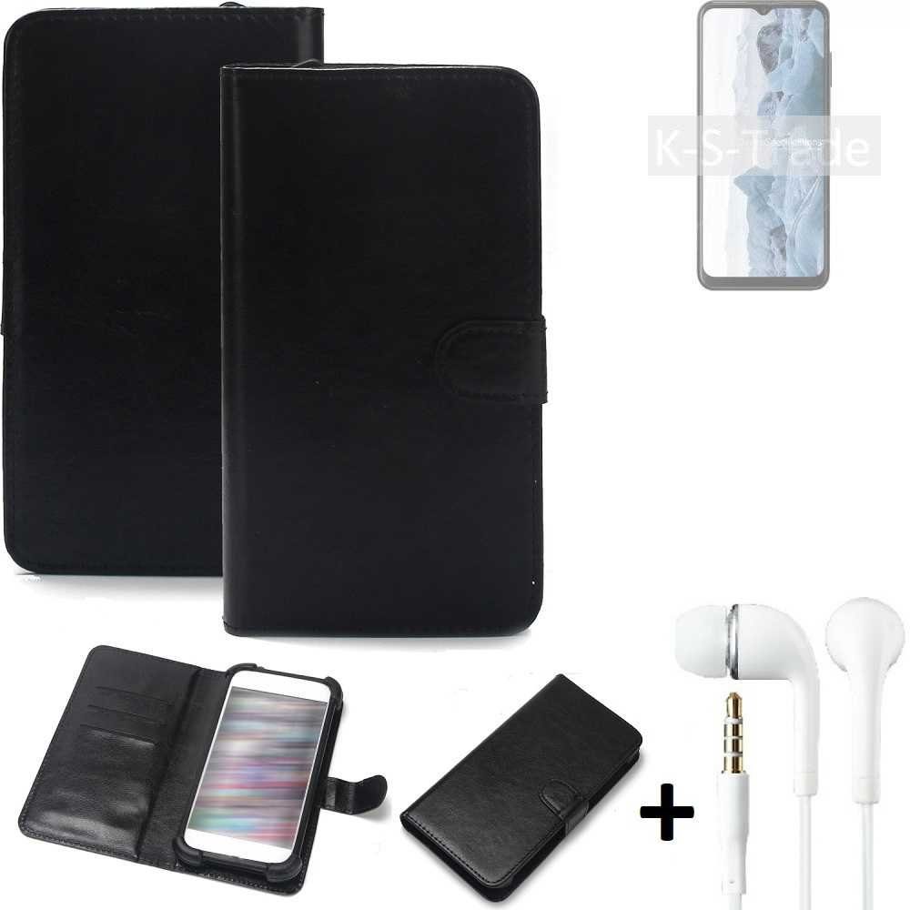 K-S-Trade Handyhülle für Nokia G60 5G, Wallet Case Handyhülle Schutzhülle Flip cover Flipstyle Tasche