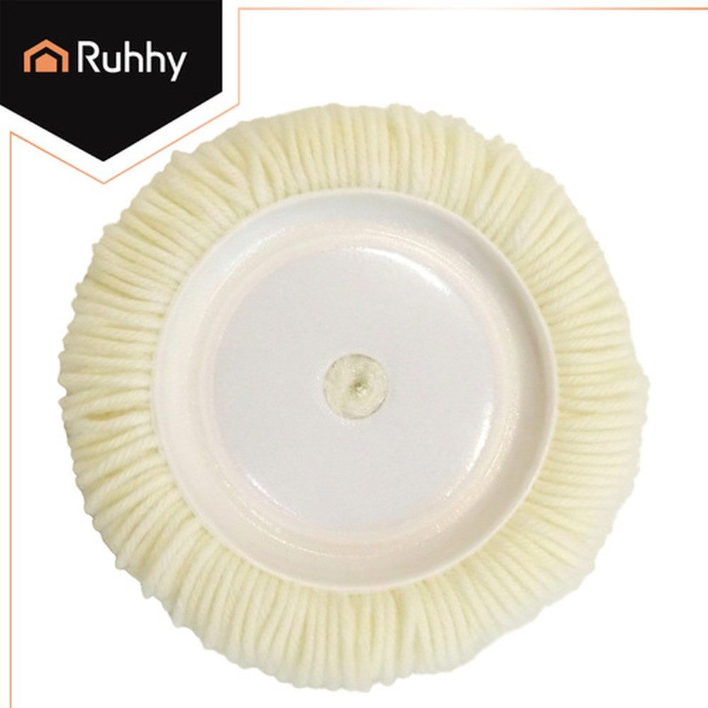 Ruhhy Polierpad Klett-Polierpad 130 mm, spart Zeit und erleichtert flexible Arbeitsschritte