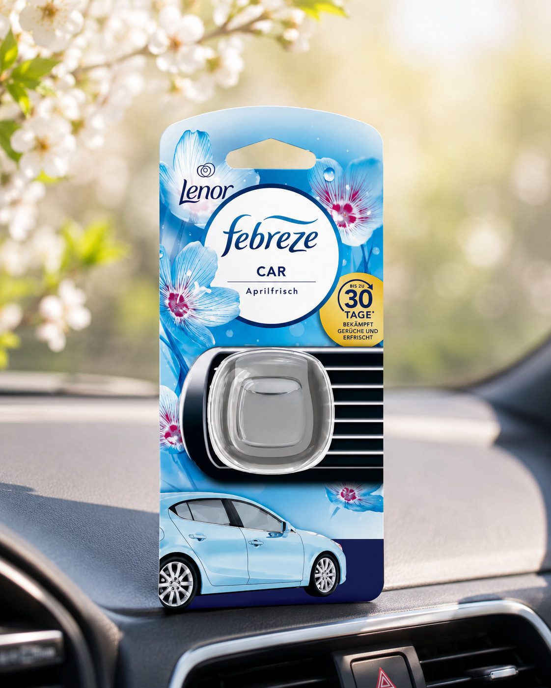 Febreze Geruchsentferner Febreze Lufterfrischer Car Aprilfrisch, 1 St (1-St)
