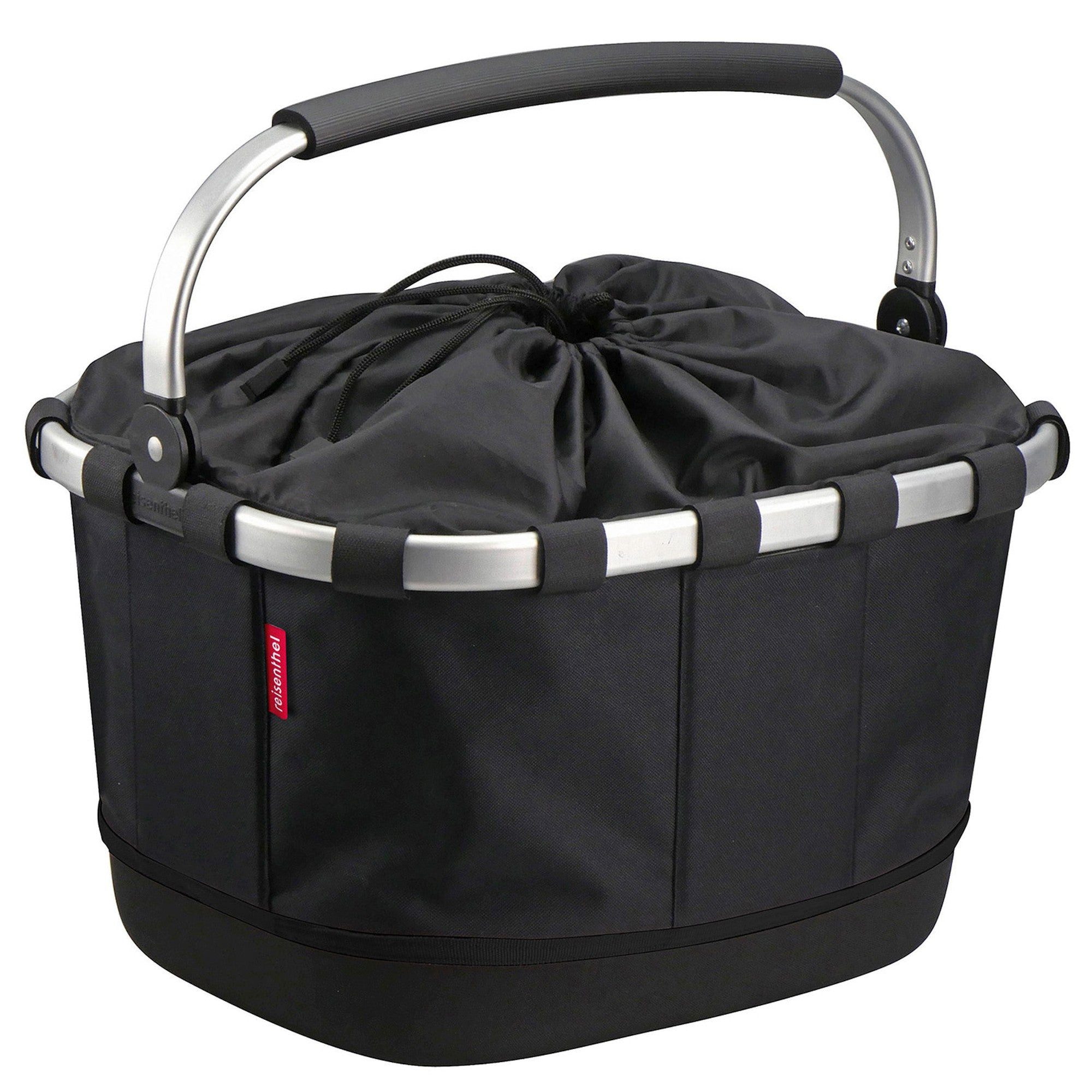 KlickFix Fahrradtasche reisenthel Carrybag GT 24 - Gepäckträgerkorb (UniKlip 2) (schwarz)
