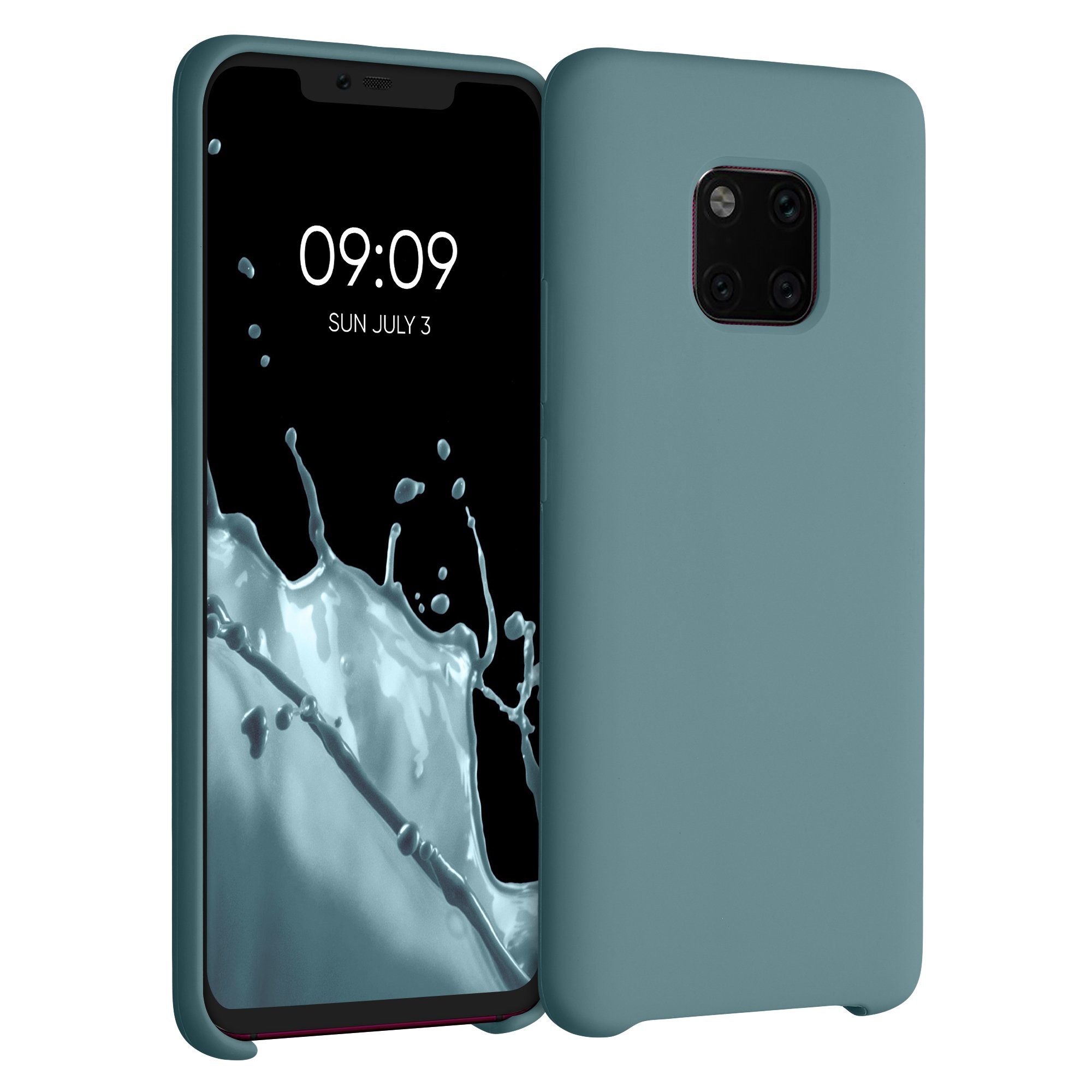 kwmobile Handyhülle Handyhülle für Huawei Mate 20 Pro Hülle, Weiches Handy Silikon Case - Schutzhülle Cover