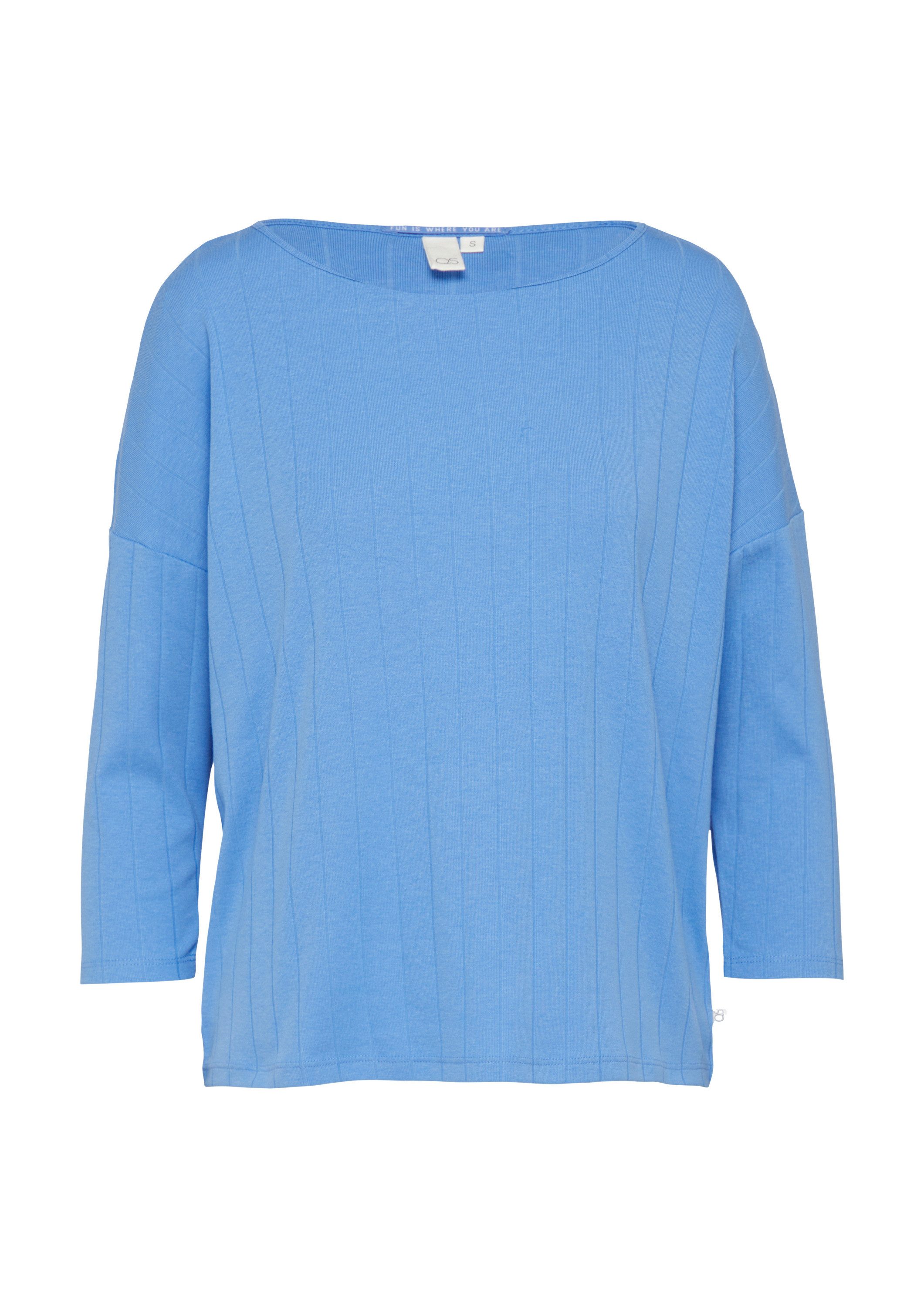 QS 3/4-Arm-Shirt T-Shirt Shirt im Loose günstig online kaufen