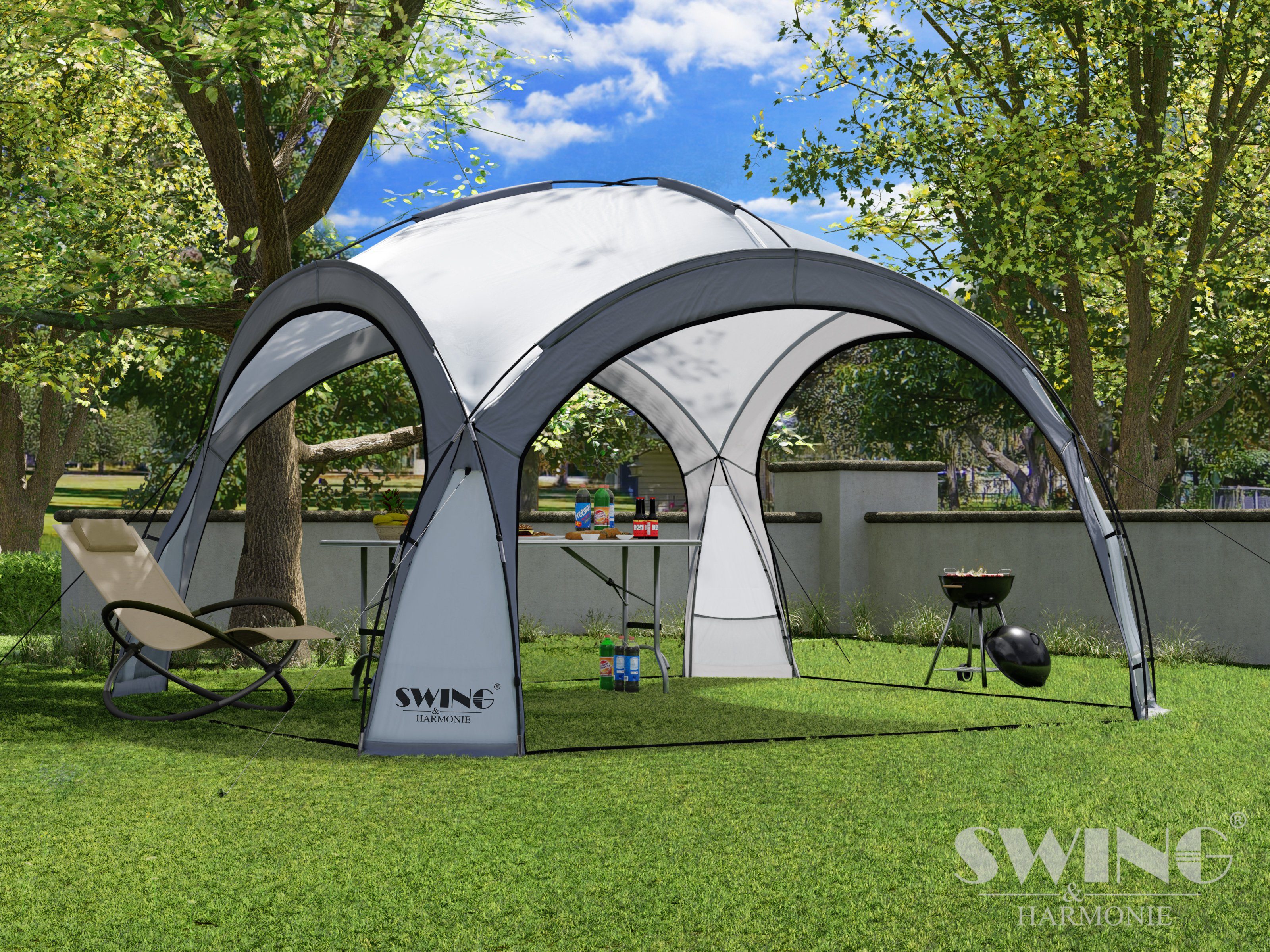 Swing&Harmonie Faltpavillon LED Event Pavillon XXL günstig online kaufen