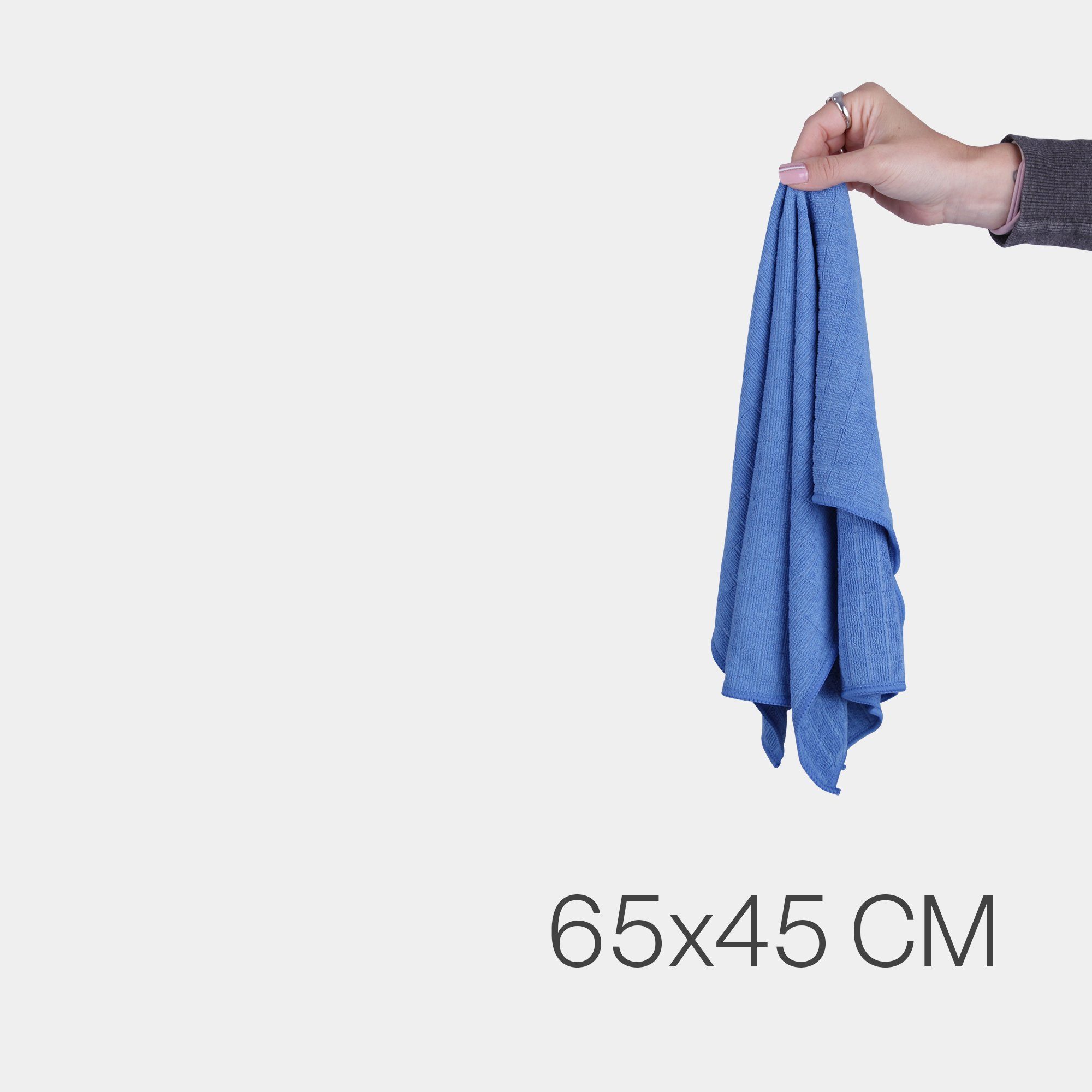 300g/m² hochwertig Polyester Handtuch Qualität) Microfasertuch 2-tlg., 20% Blau Mikrofasertuch cm, Geschirrtücher - - Bestlivings 45x65 Reinigungstuch 20384 (80% Polyamid,