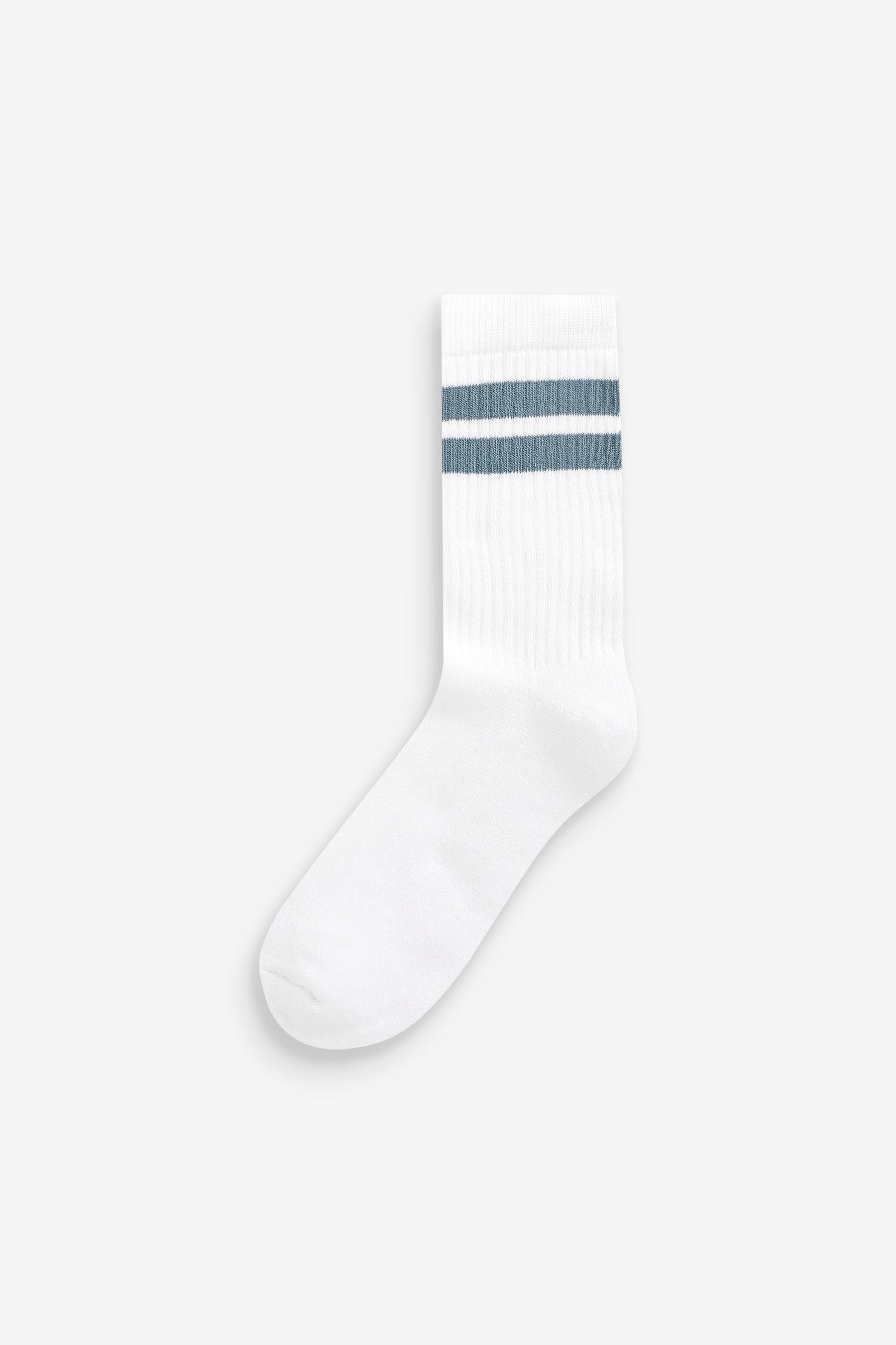 Next Kurzsocken Gerippte Socken mit hohem Baumwollanteil, 5er-Pack (5-Paar) – Bild 4 von 5