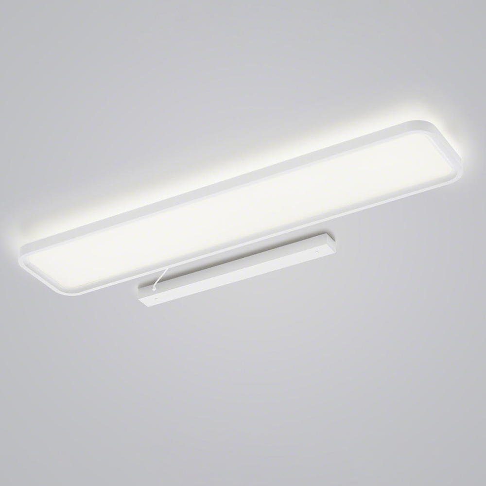 Helestra LED Panel LED Deckenpanel Vesp in Weiß-matt 50W 2870lm 260x1200mm, keine Angabe, Leuchtmittel enthalten: Ja, fest verbaut, LED, warmweiss, LED Panele