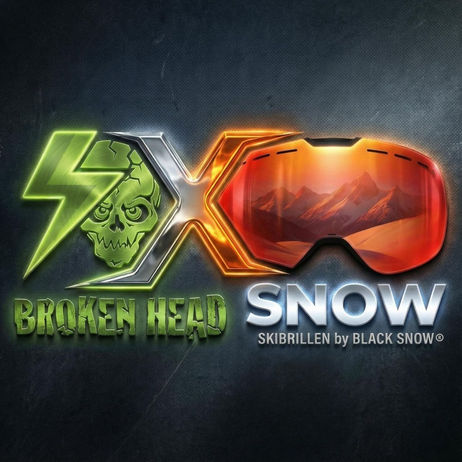 Black Snow Skibrille Black Snow Skibrille mit magnetischem verspiegeltem Glas