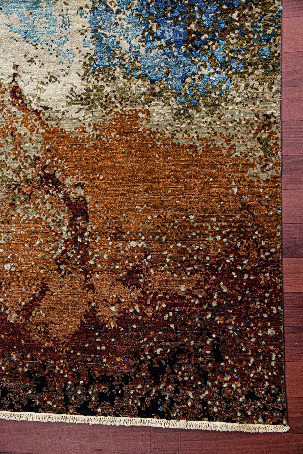 Ready Rugs Teppich Handgeknüpfter 10/10-Wolle aus Neuseeland und reiner Seide