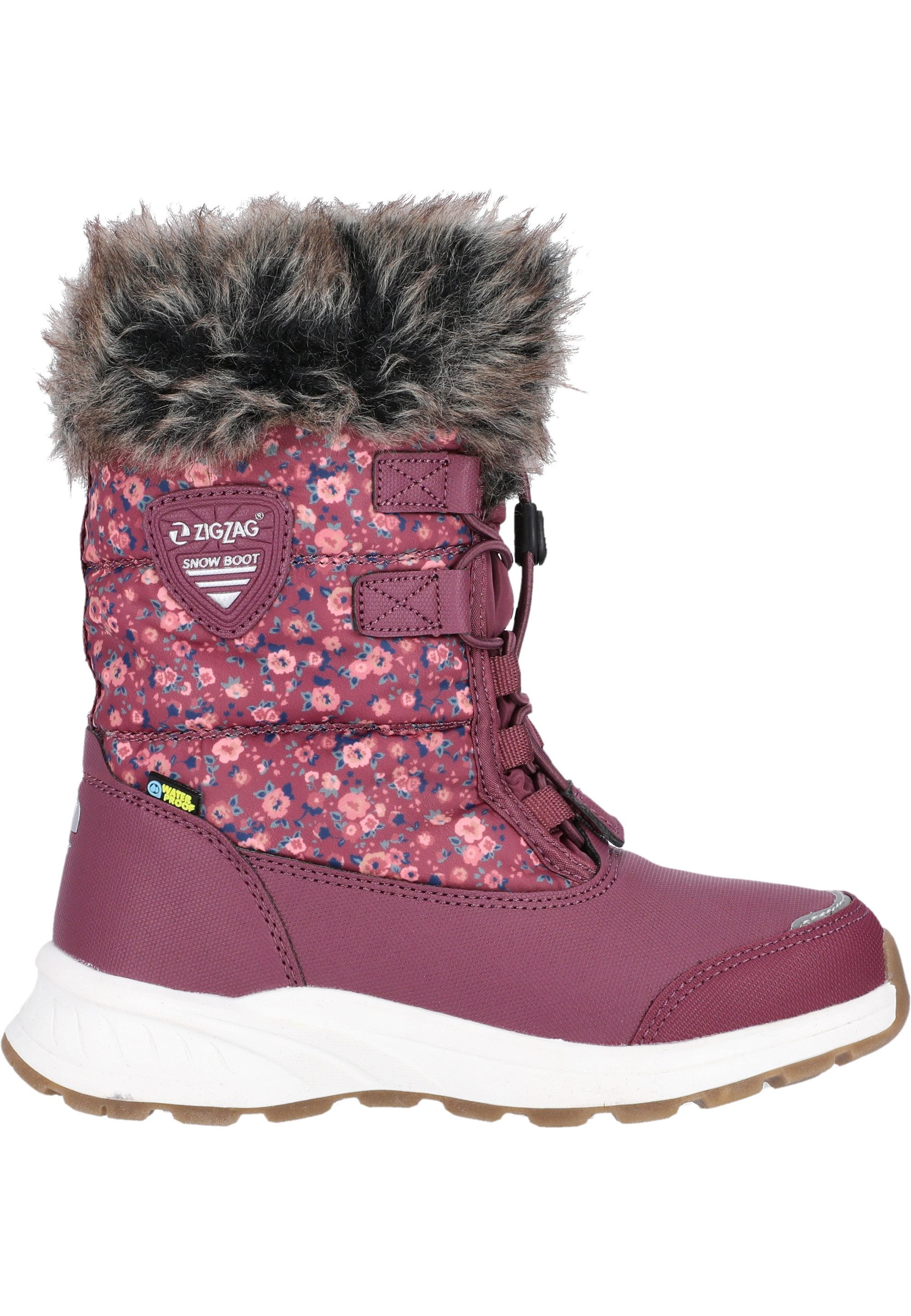 ZIGZAG Wesend Stiefel mit bequemem Kunstfellbesatz und Allwetterprofil