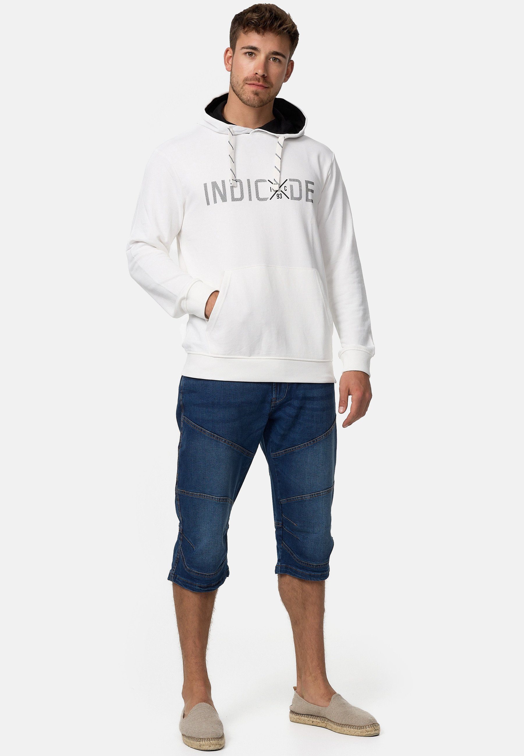 INDICODE 3/4-Jeans Herren Fortune Herrenshorts Jeansshorts Shorts 3/4 Jeansshorts mit 5 Taschen – Bild 5 von 5