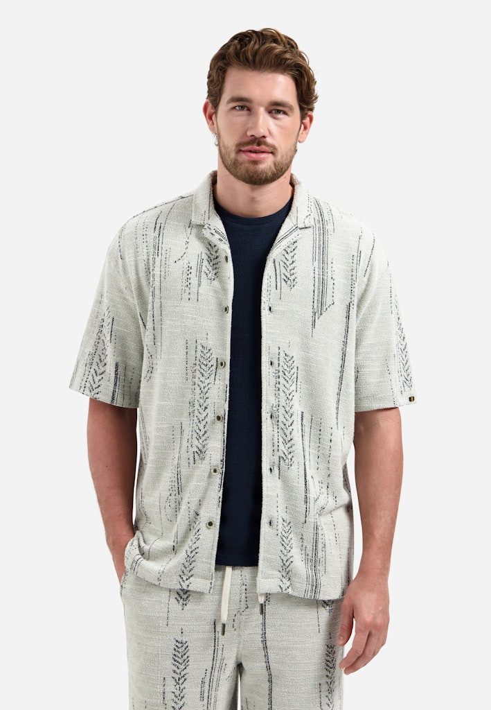 NO EXCESS T-Shirt Shirt Short Sleeve Jacquard Fancy
