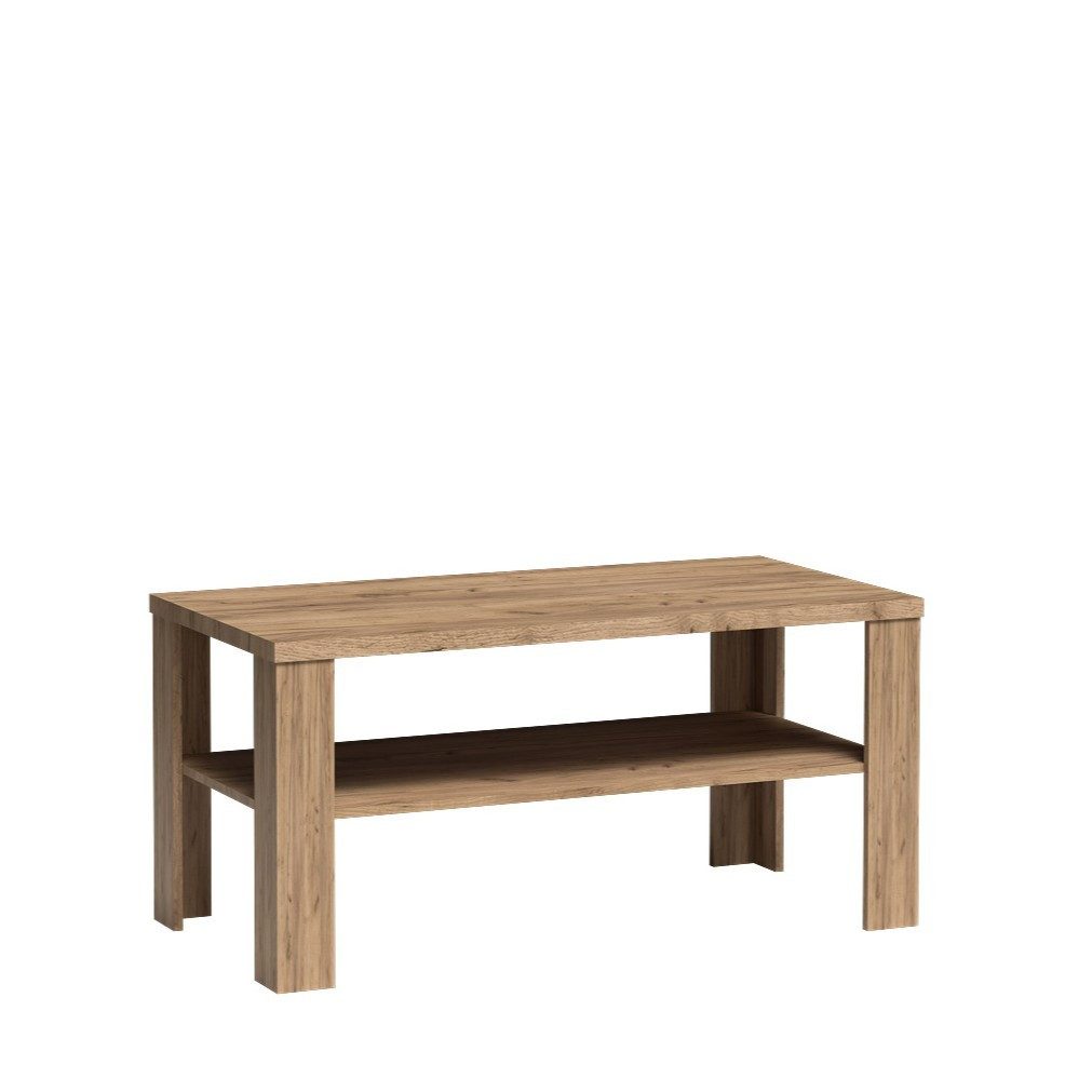 Masseno Couchtisch DESIO 120 cm Kaffeetisch Eichefarben