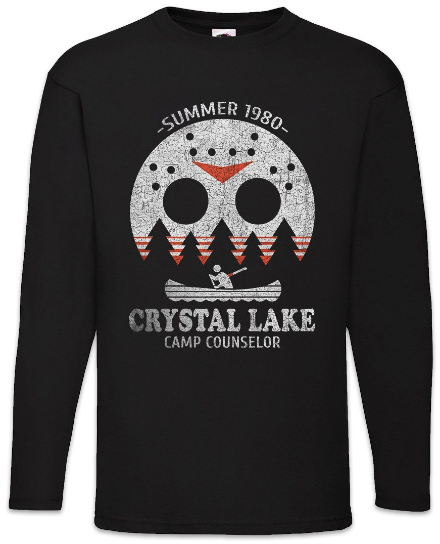 Urban Backwoods Langarmshirt Camp Counselor Langarm T-Shirt Freitag Horror 13 Vorhees Friday Jason (1-tlg) Horror 13th Camp Crystal