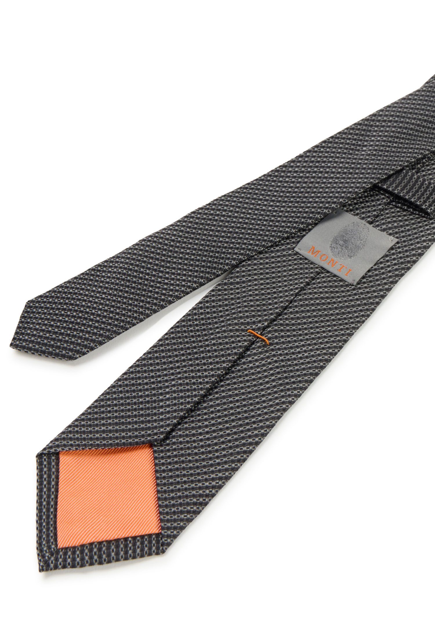 MONTI Krawatte aus reiner Seide, Minimal-Muster, günstig online kaufen
