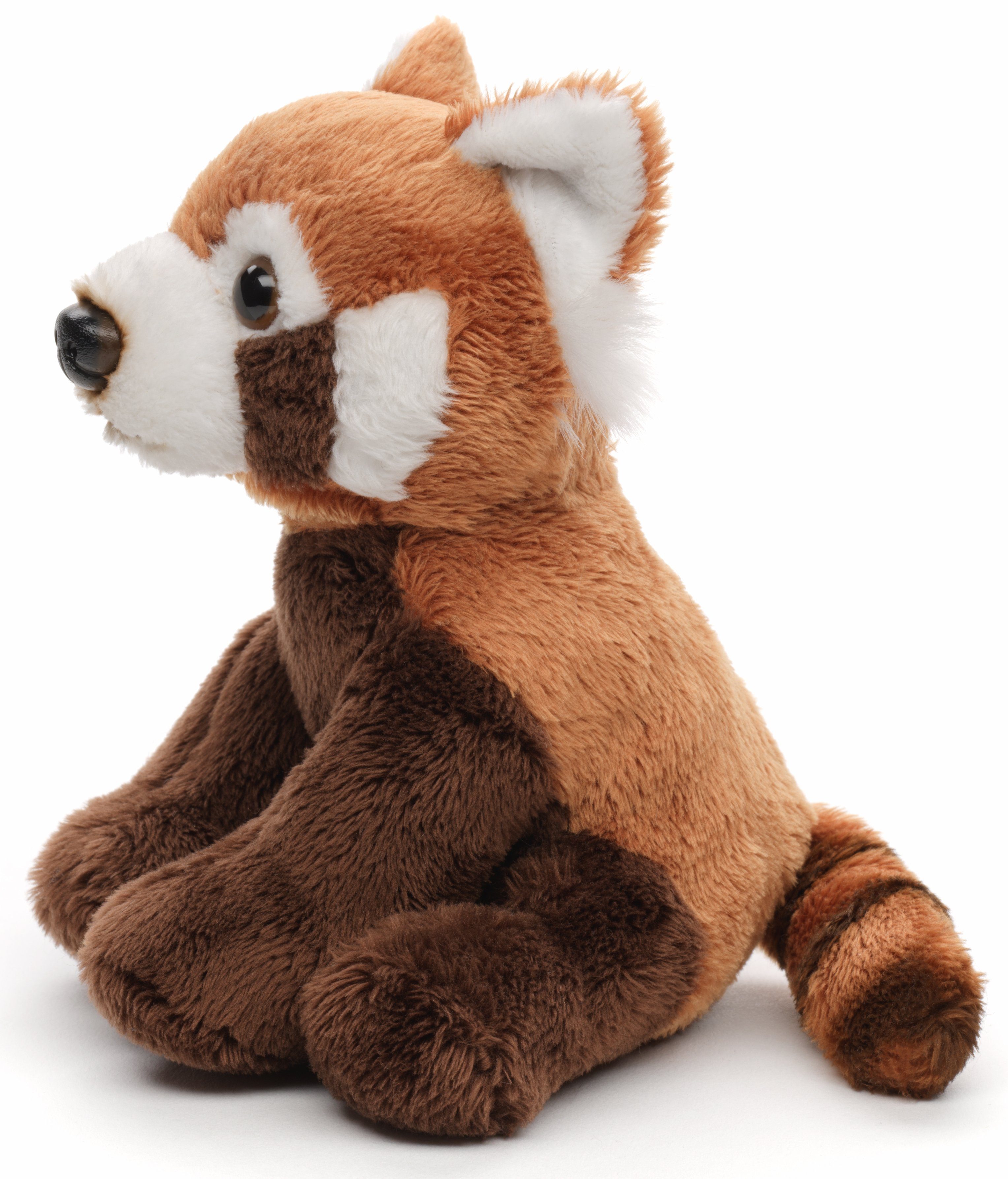 zu Kuscheltier, Füllmaterial Plushie 100 Kuscheltier (Länge) Uni-Toys - Plüschtier, Roter - Panda recyceltes % cm 15